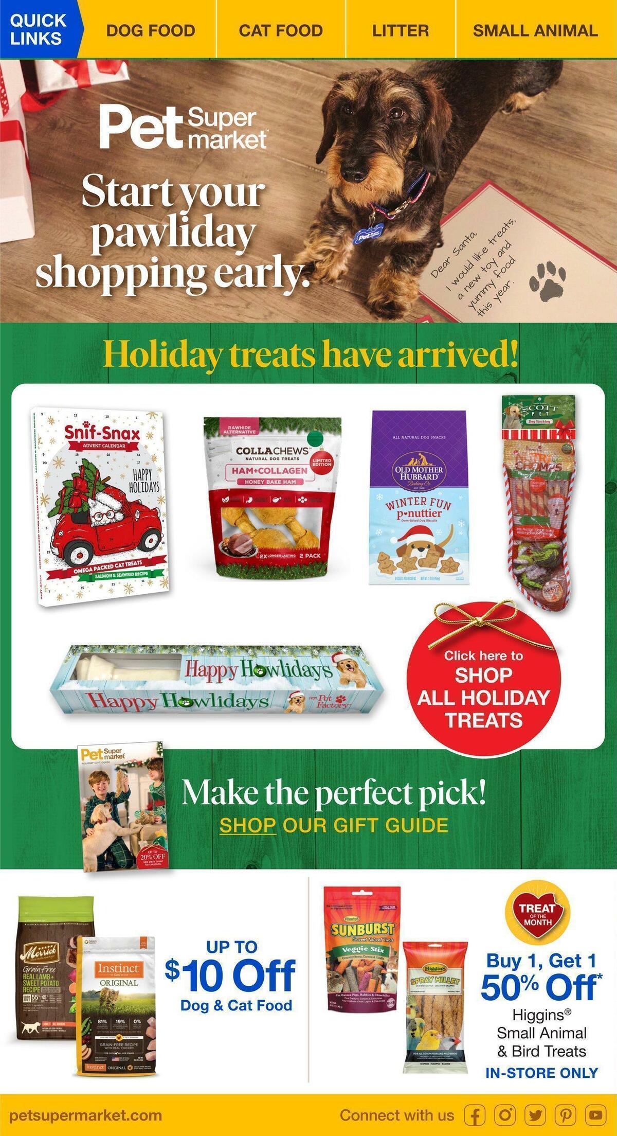 Pet Supermarket Weekly Ad from November 1