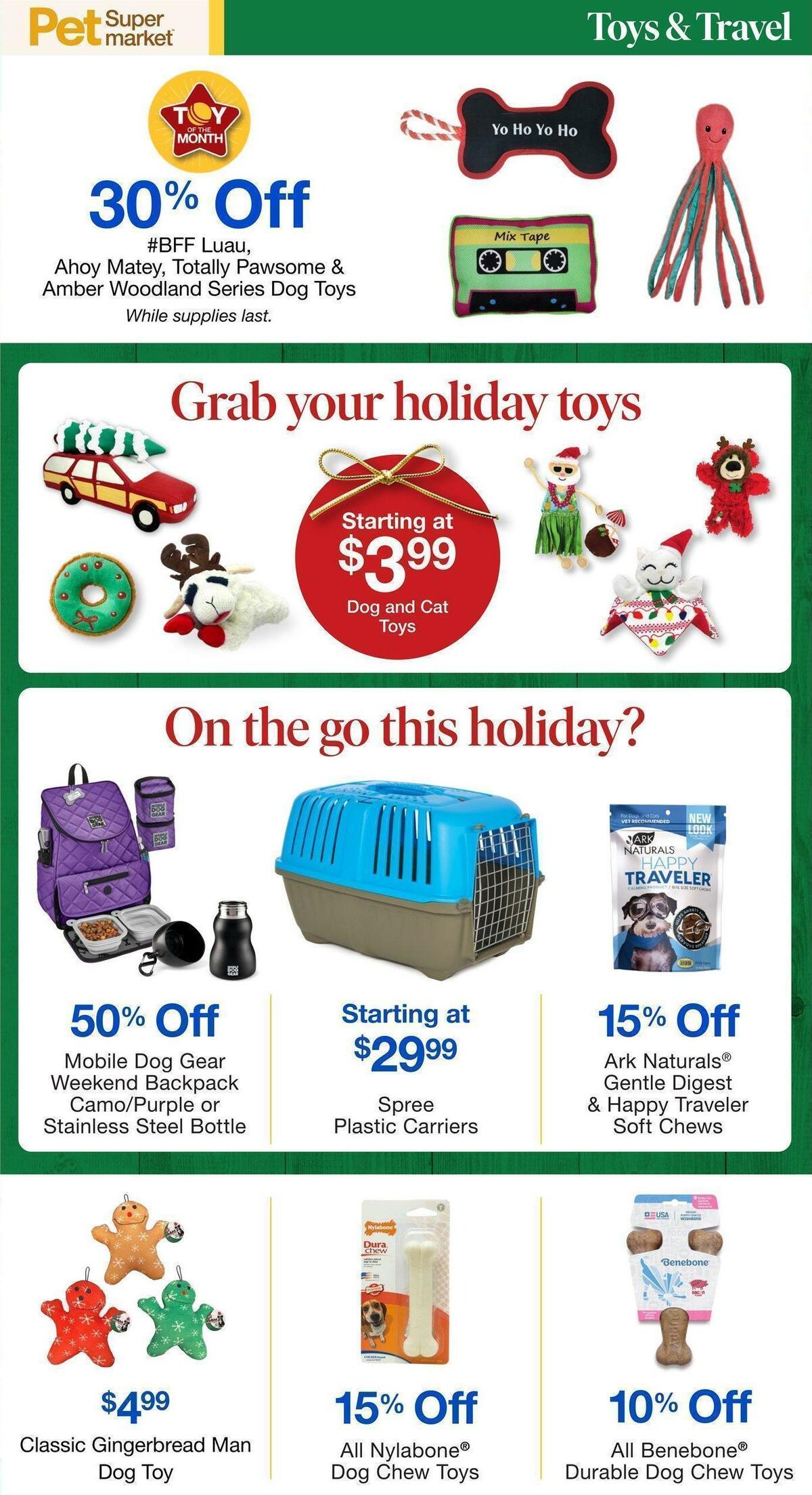Pet Supermarket Weekly Ad from December 1