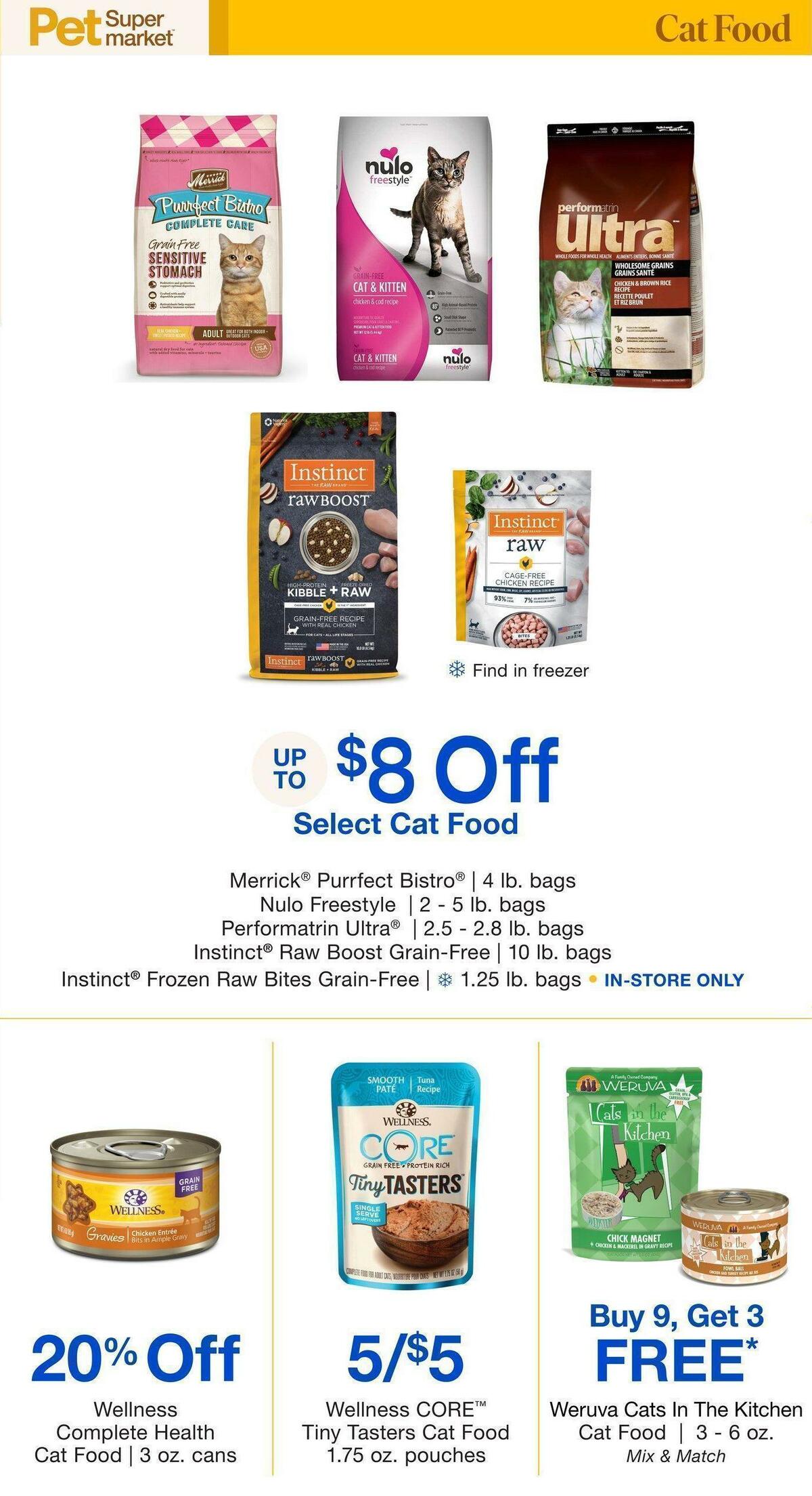 Pet Supermarket Weekly Ad from January 2