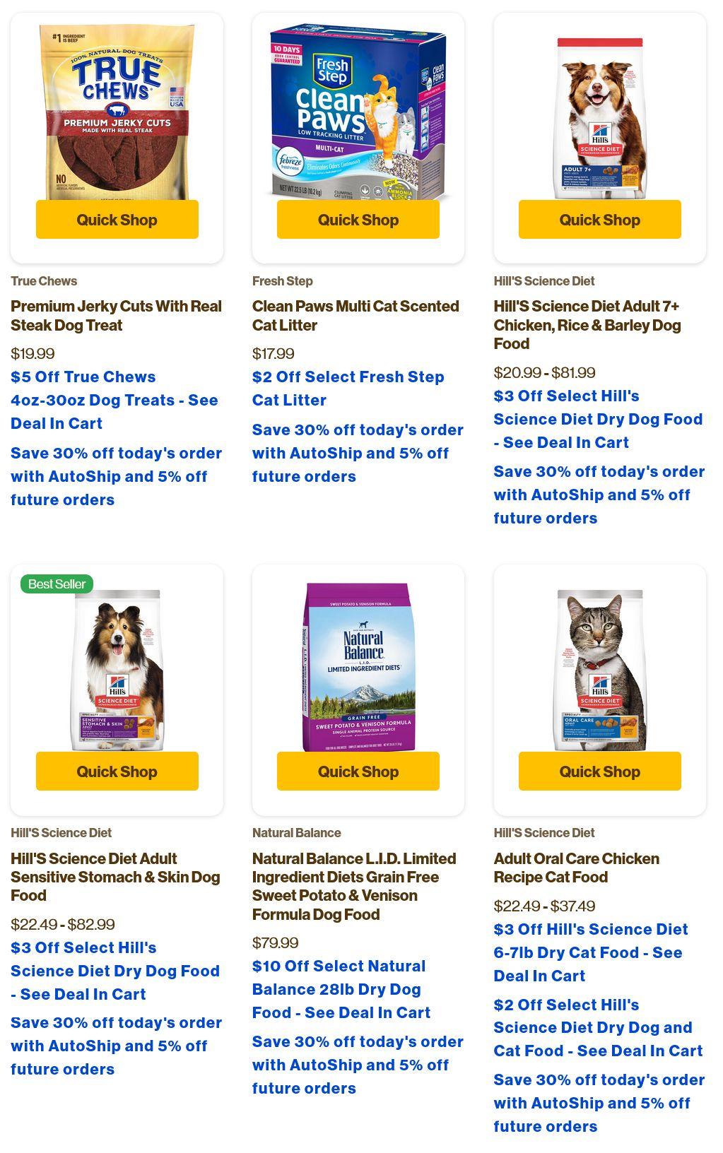 Pet Supermarket Weekly Ad from April 1