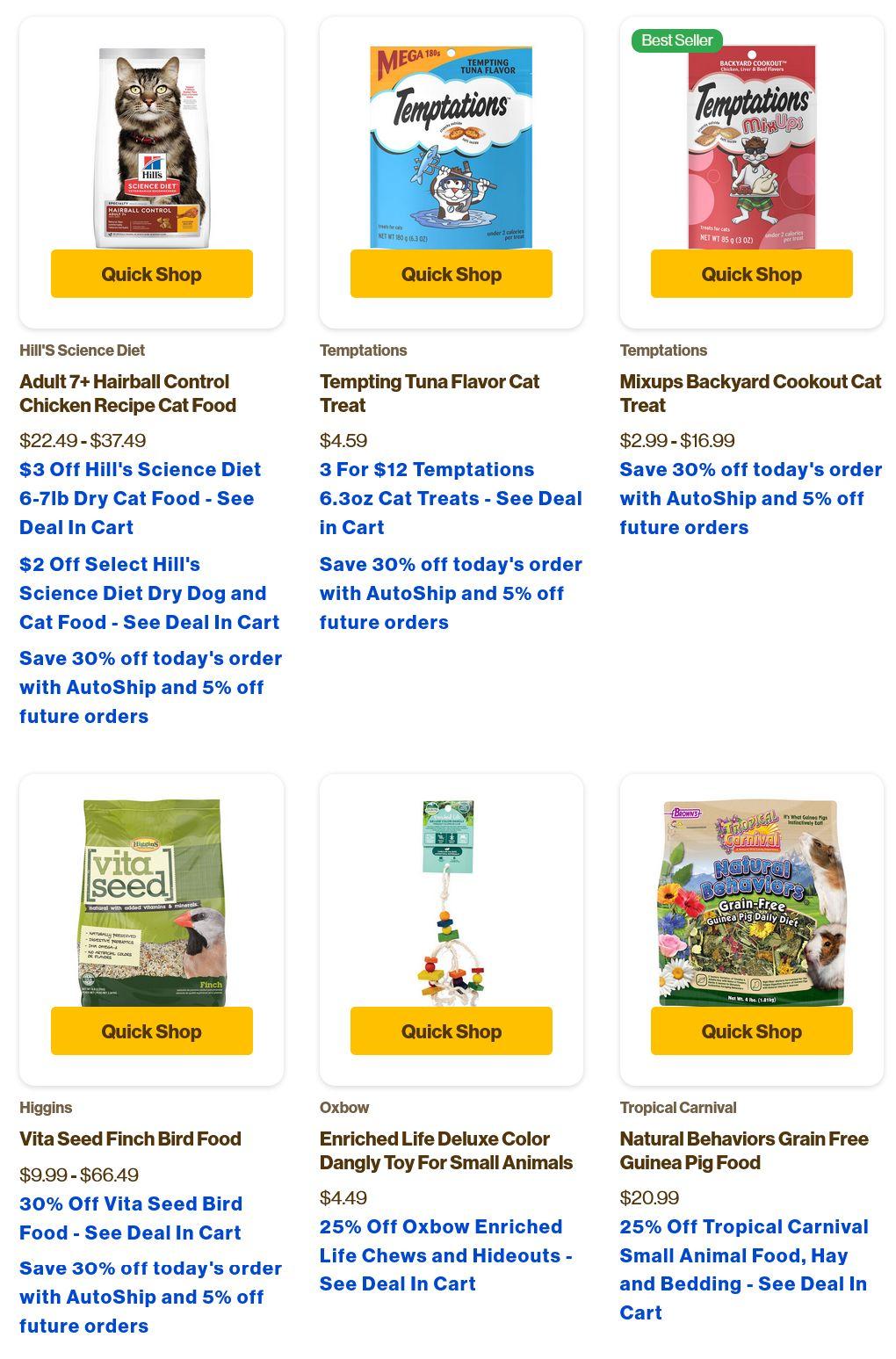 Pet Supermarket Weekly Ad from April 1