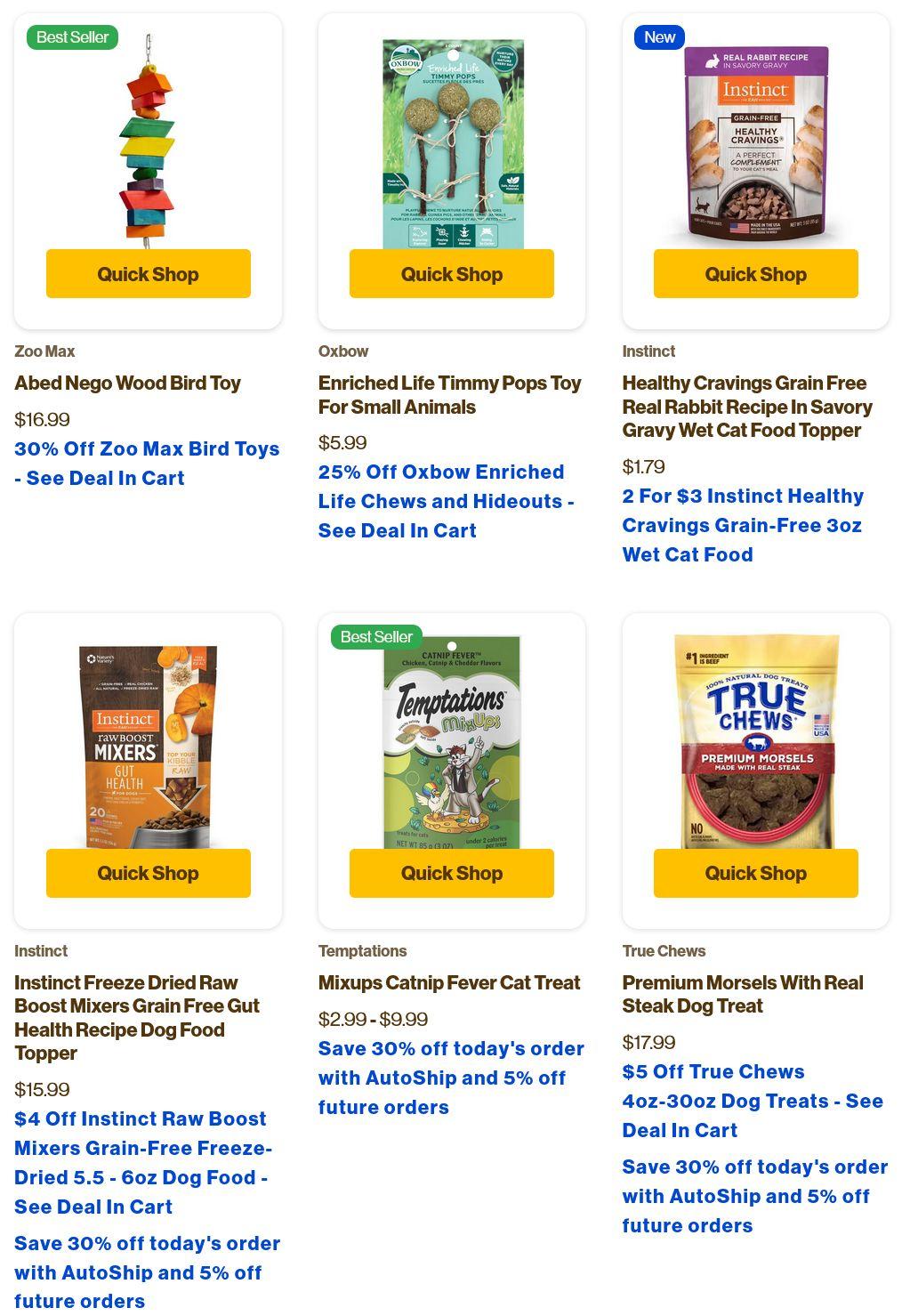 Pet Supermarket Weekly Ad from April 1