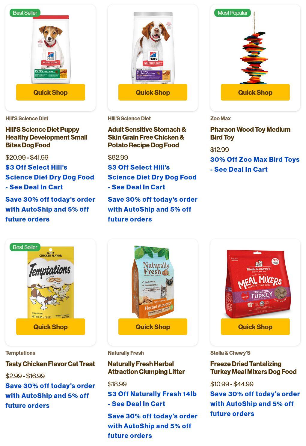 Pet Supermarket Weekly Ad from April 1