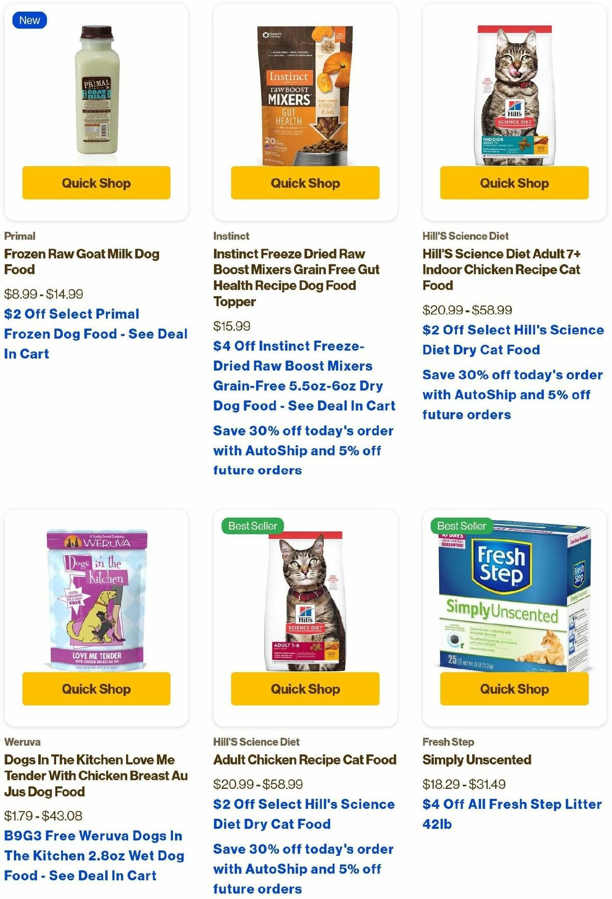 Pet Supermarket Weekly Ad from July 1