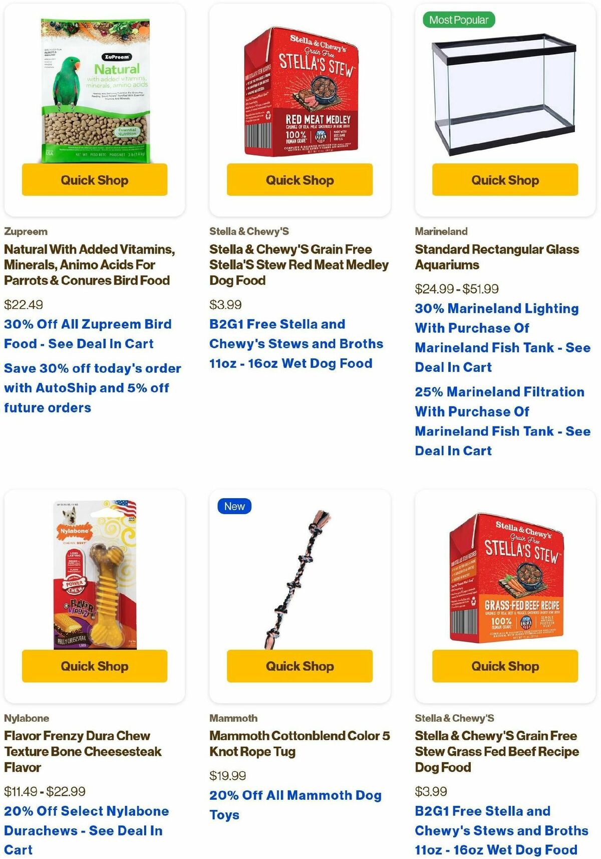 Pet Supermarket Weekly Ad from July 1