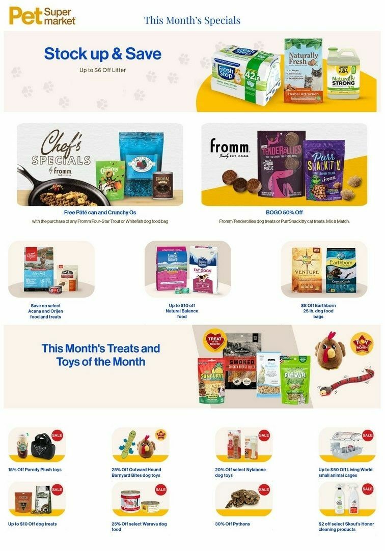 Pet Supermarket Weekly Ad from September 1