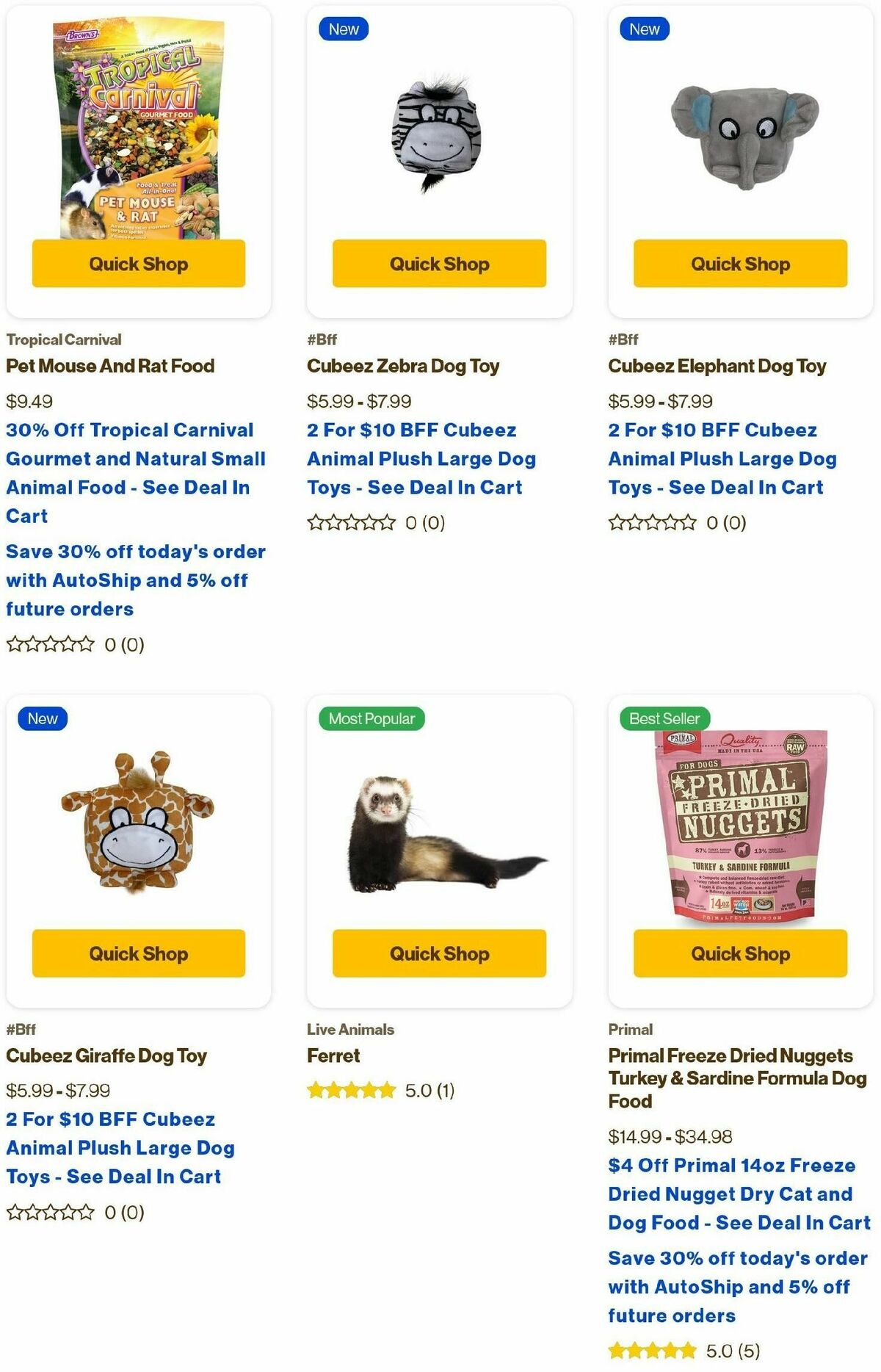 Pet Supermarket Weekly Ad from September 1