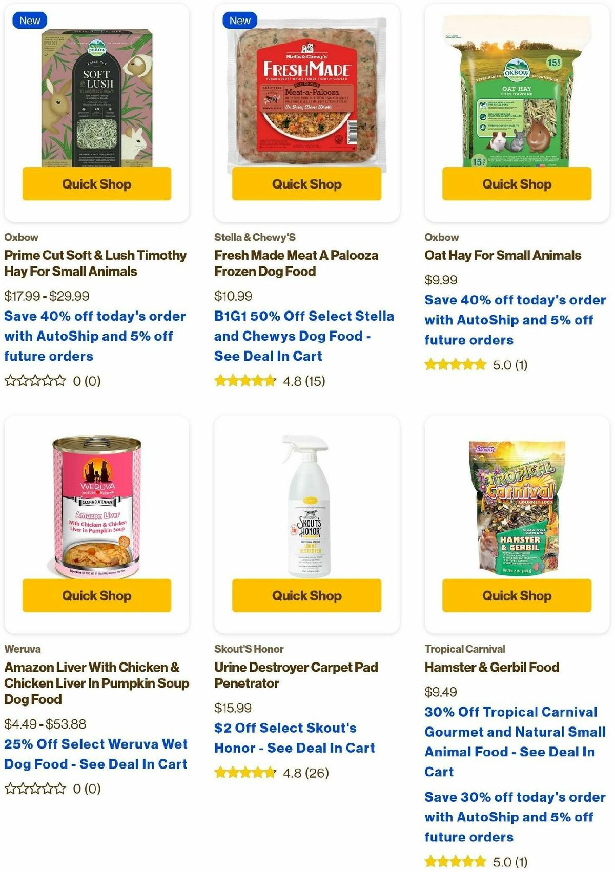 Pet Supermarket Weekly Ad from September 1