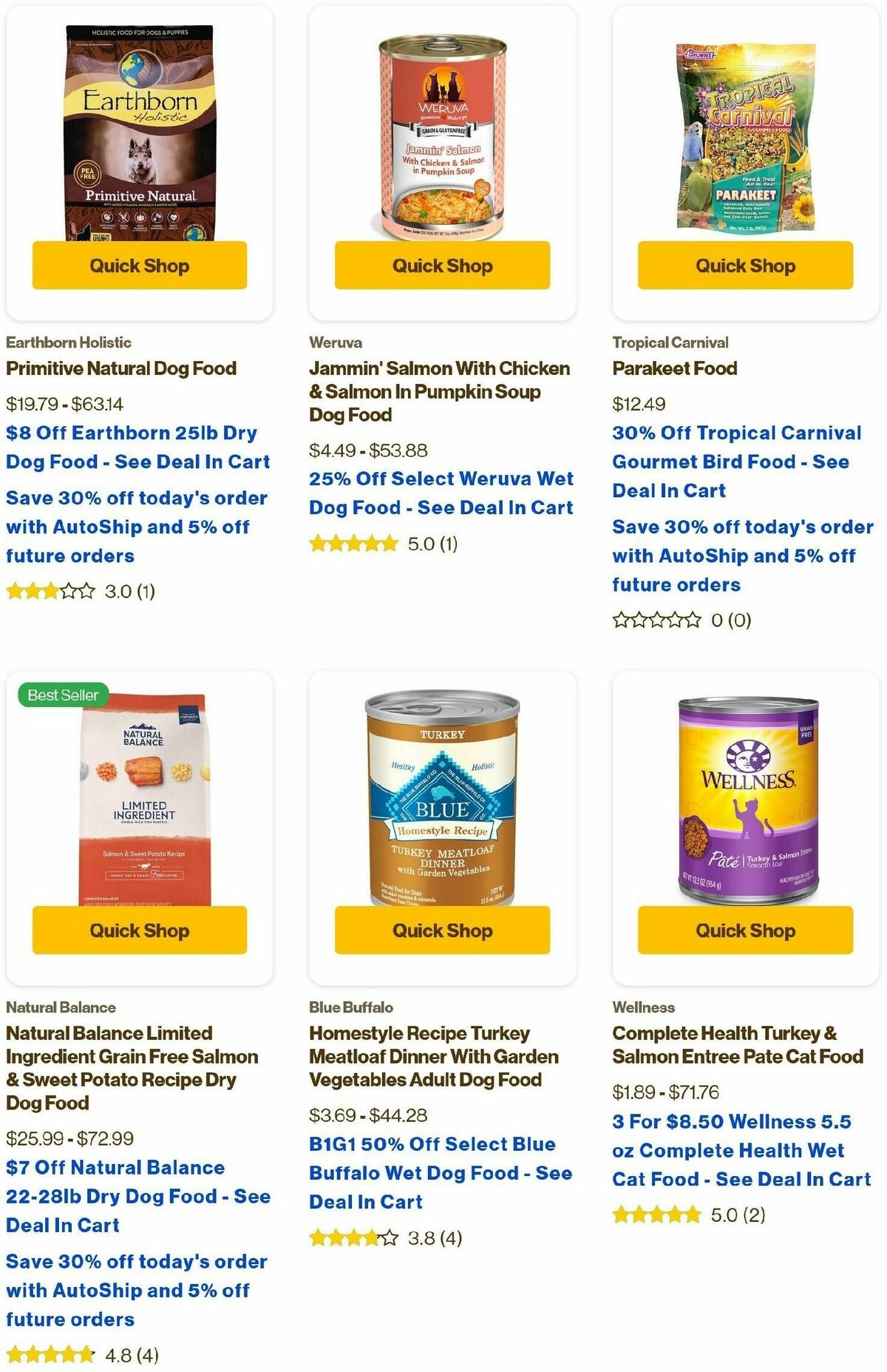 Pet Supermarket Weekly Ad from September 1