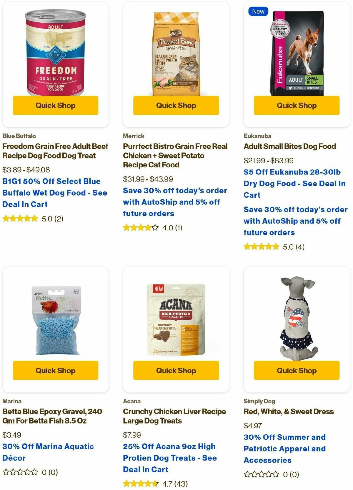 Pet Supermarket Weekly Ad from September 1