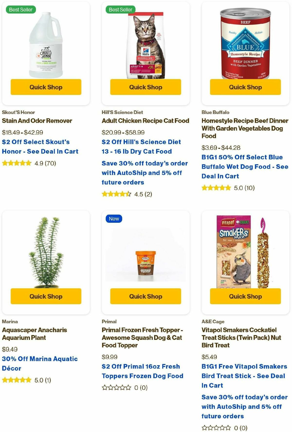 Pet Supermarket Weekly Ad from September 1