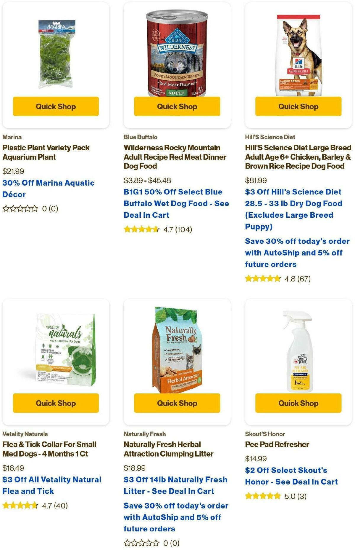 Pet Supermarket Weekly Ad from September 1