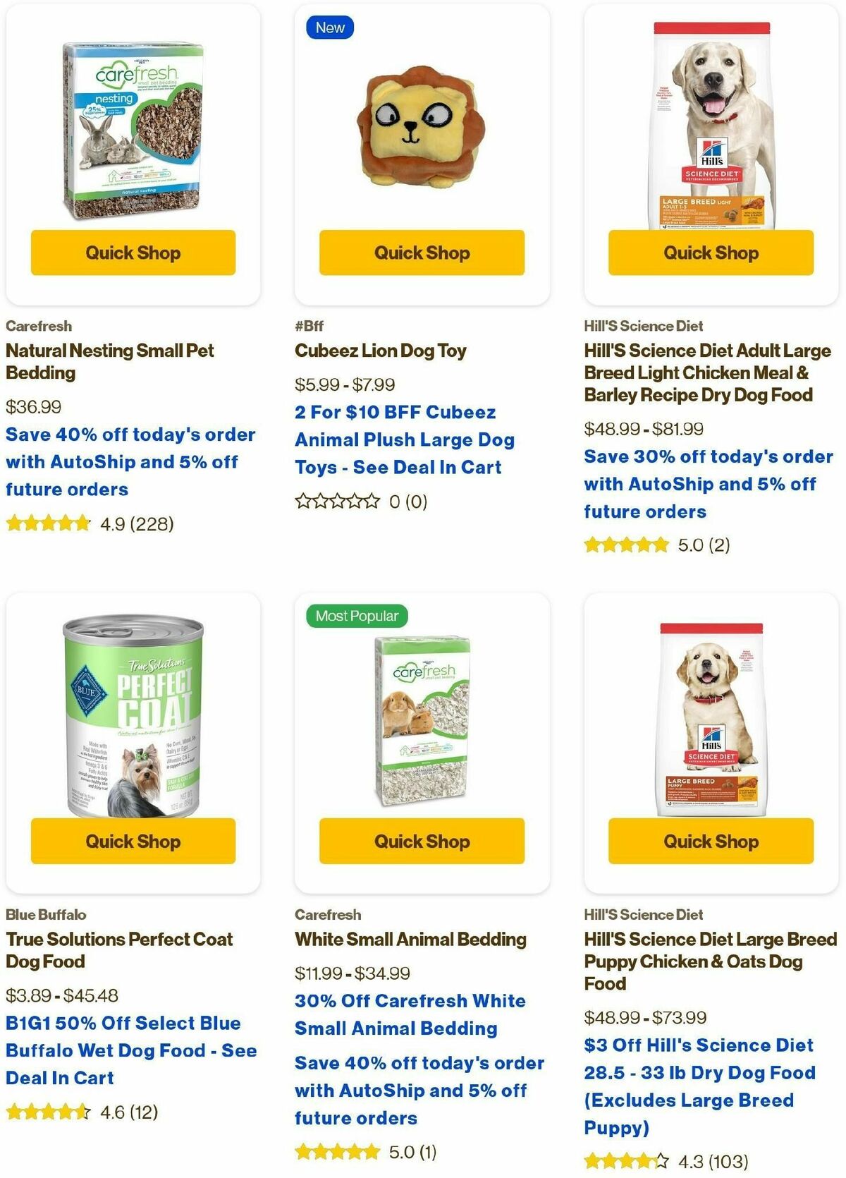 Pet Supermarket Weekly Ad from September 1