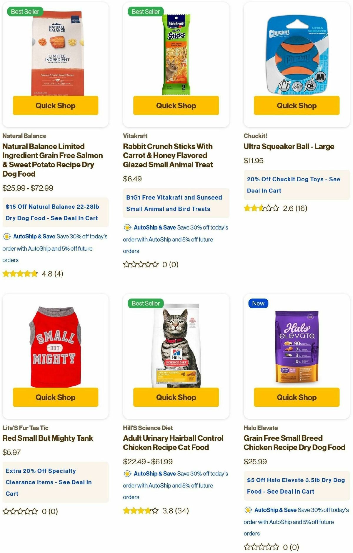 Pet Supermarket Weekly Ad from October 1