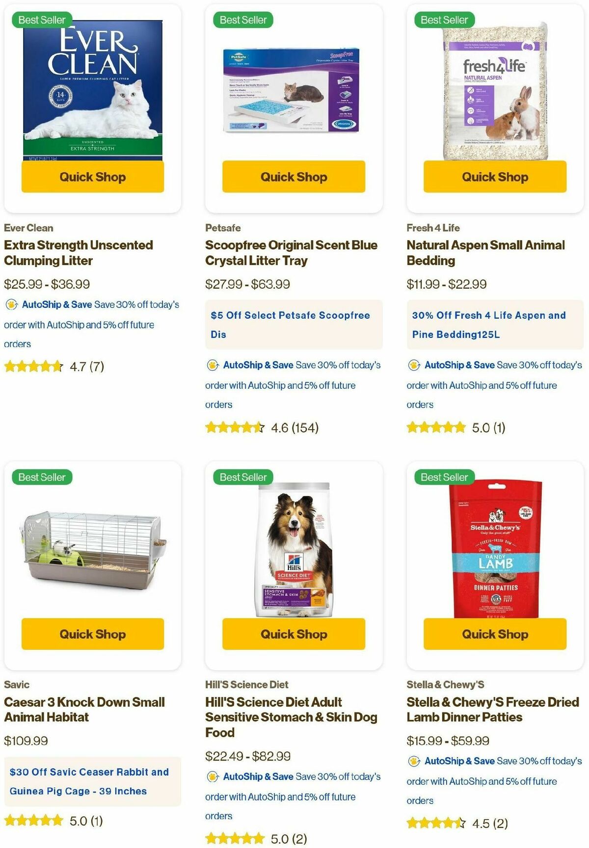 Pet Supermarket Weekly Ad from October 1