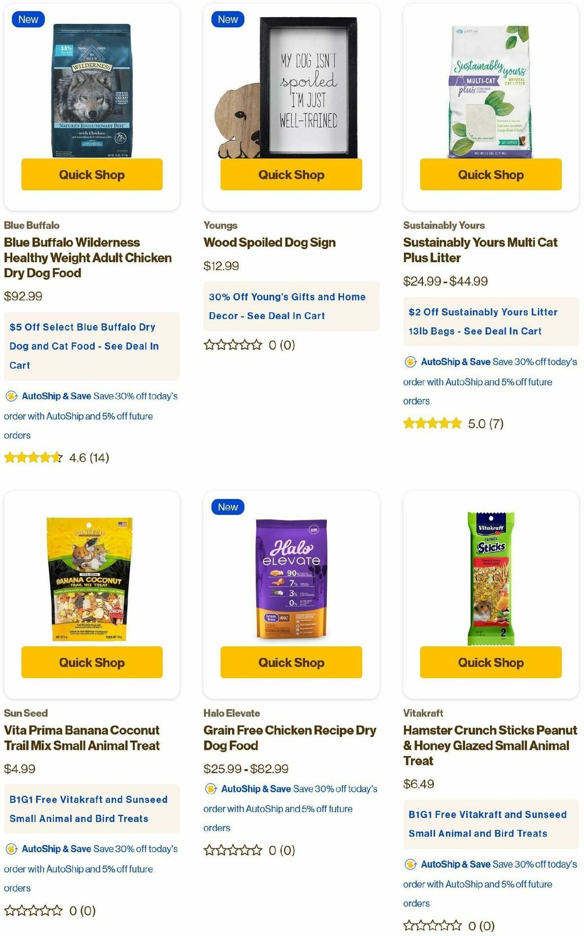 Pet Supermarket Weekly Ad from October 1