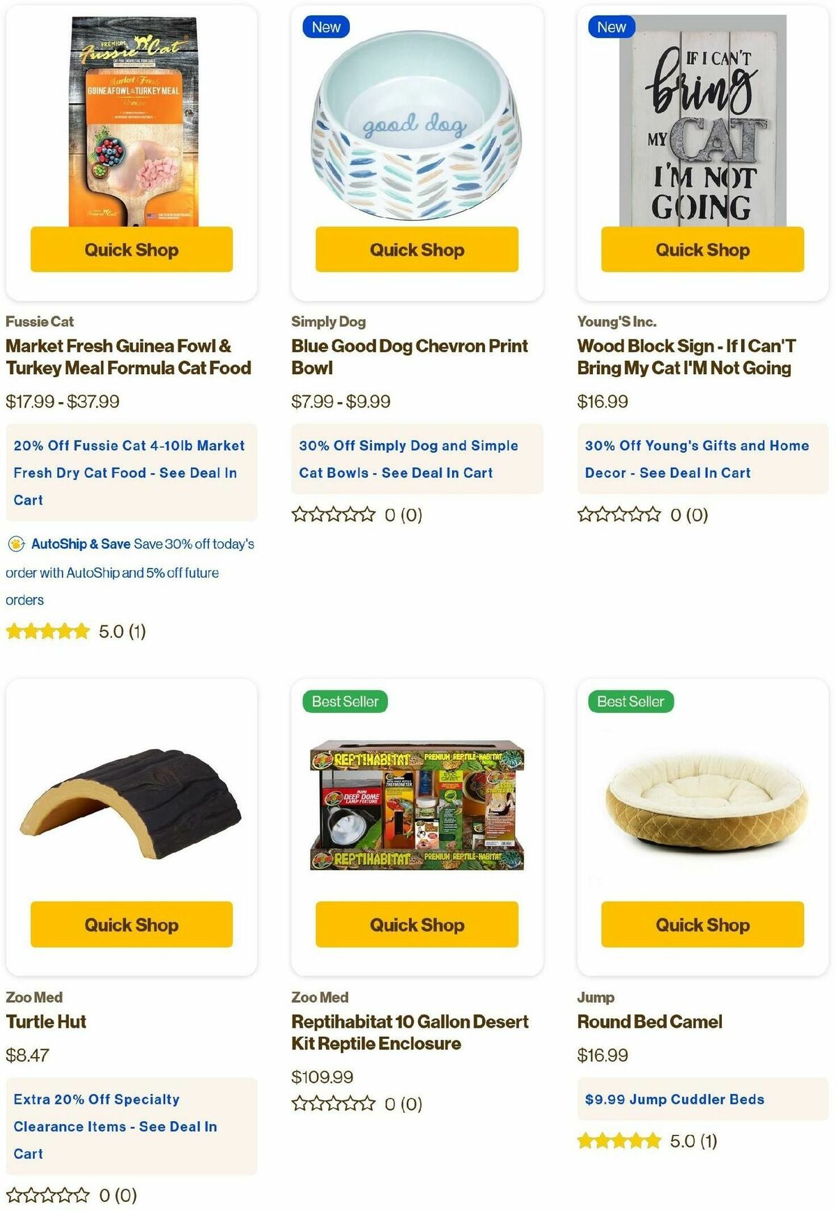 Pet Supermarket Weekly Ad from October 1