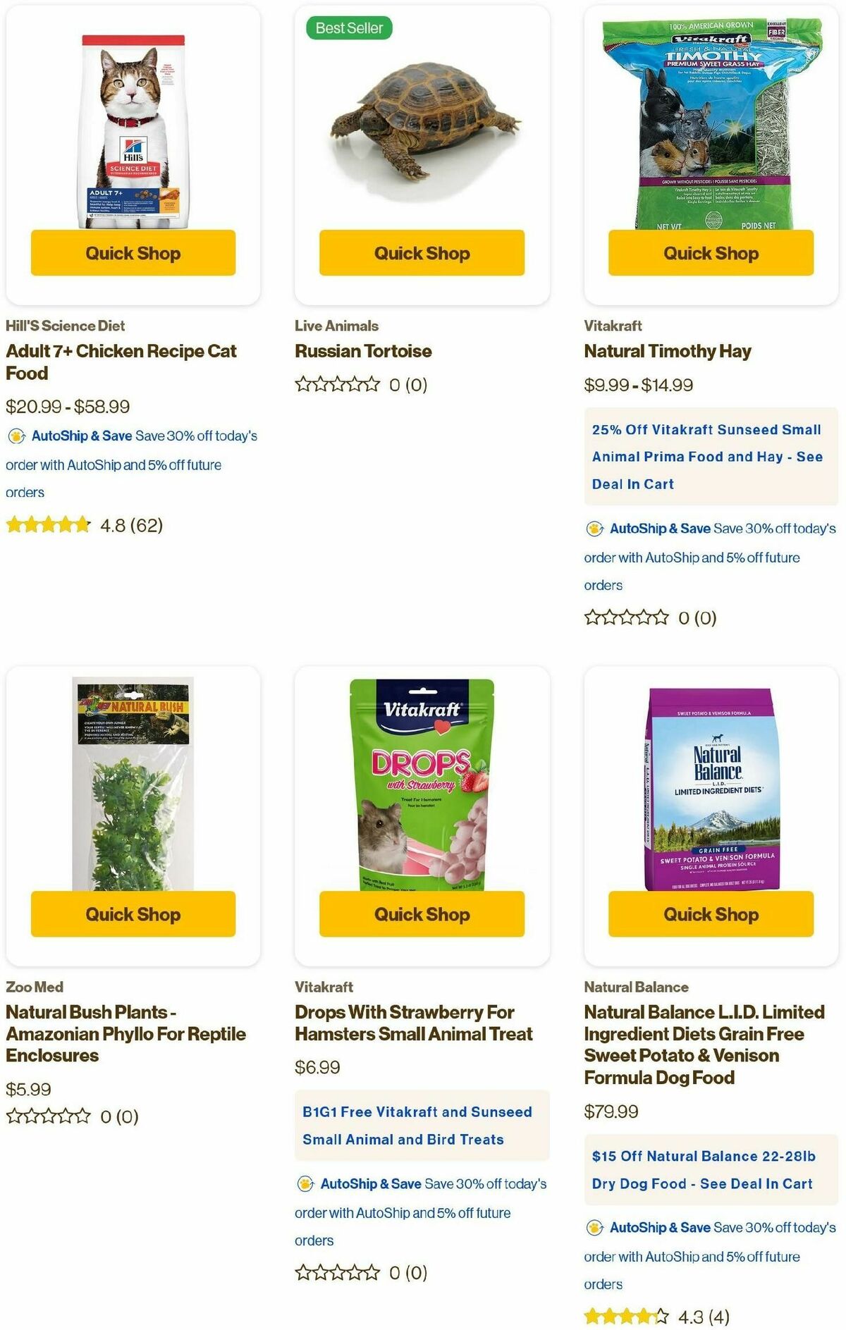 Pet Supermarket Weekly Ad from October 1