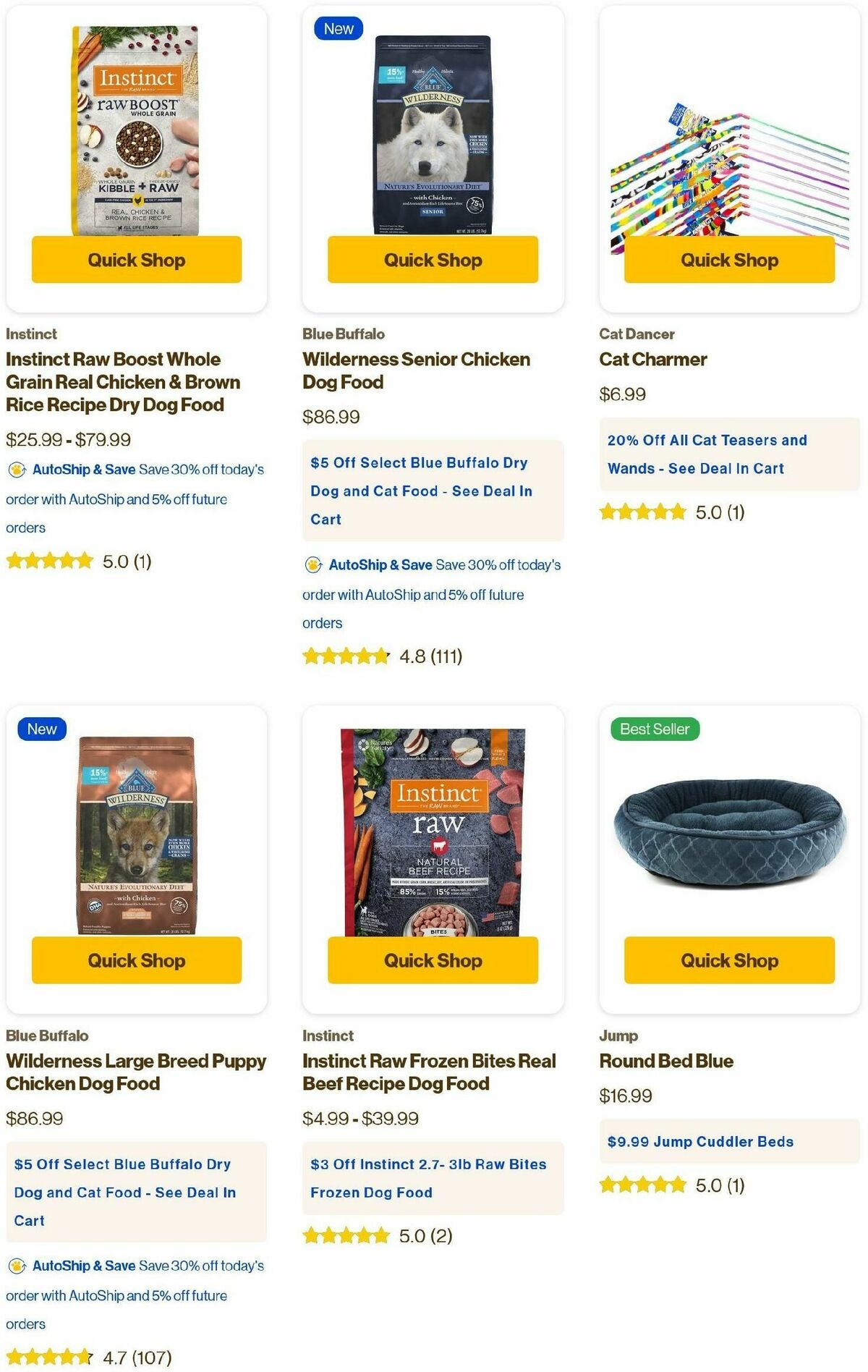 Pet Supermarket Weekly Ad from October 1