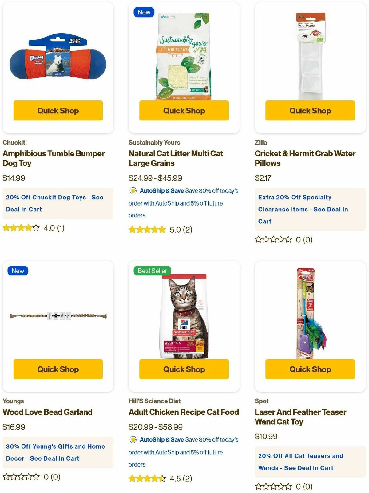 Pet Supermarket Weekly Ad from October 1