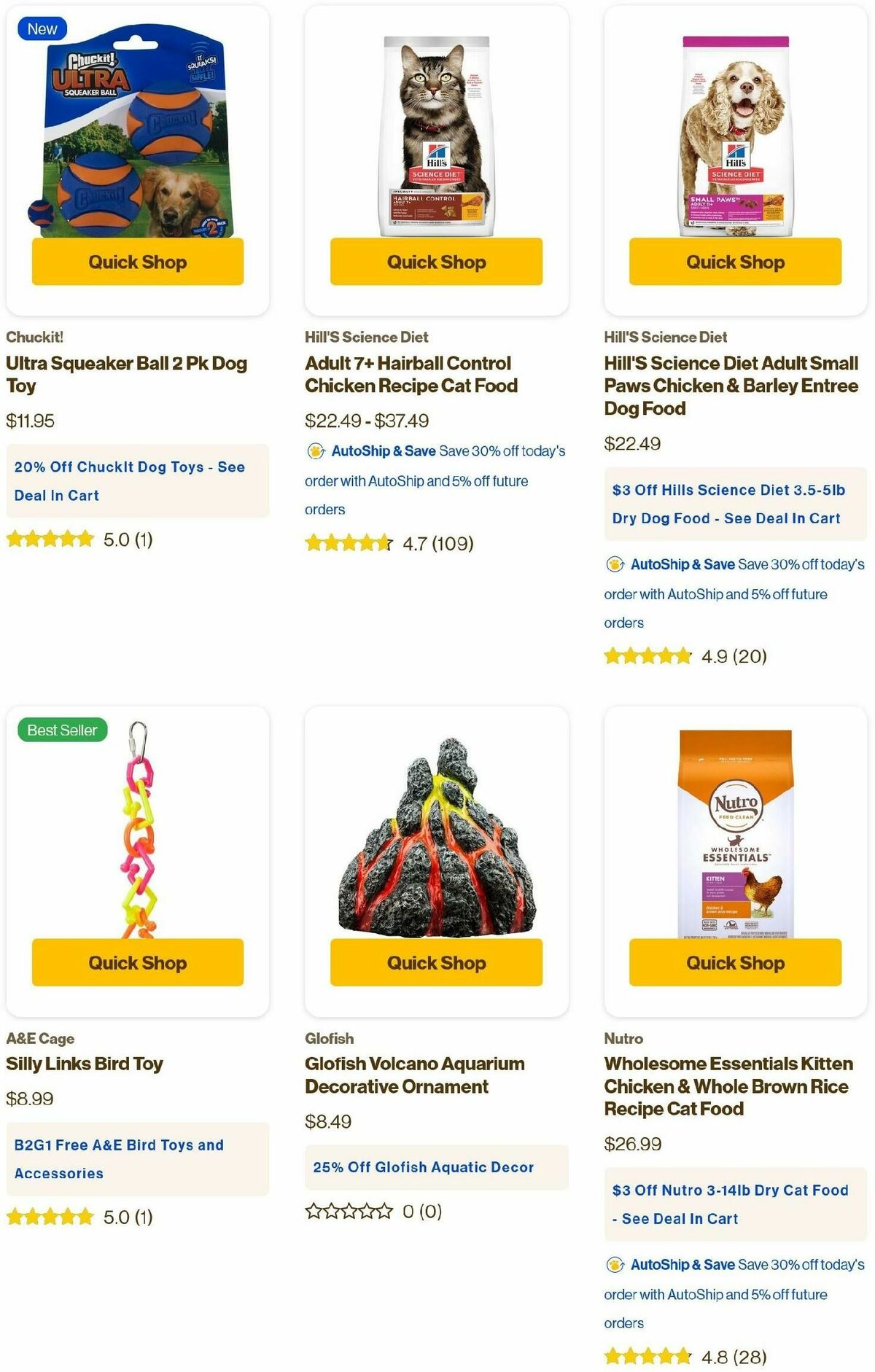 Pet Supermarket Weekly Ad from October 1