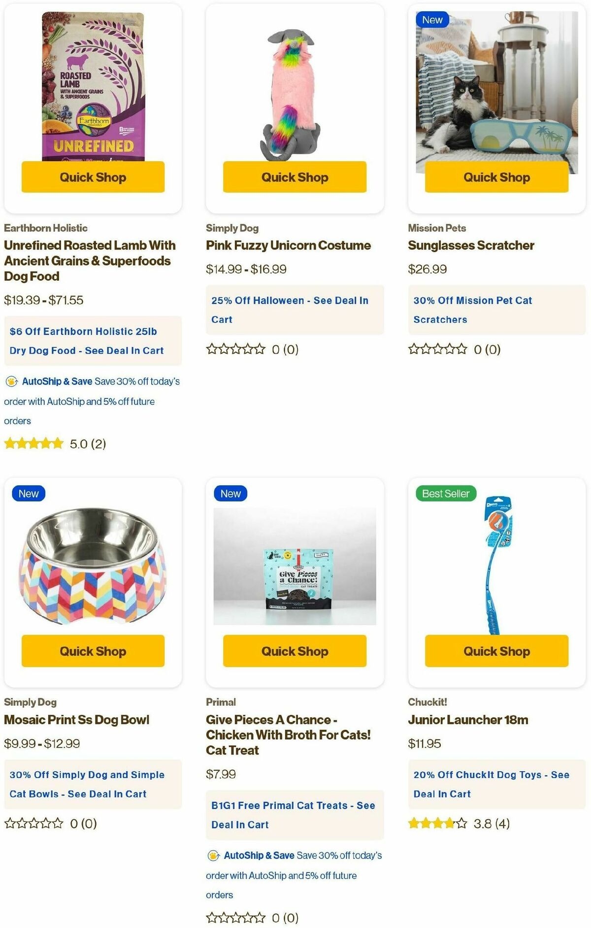 Pet Supermarket Weekly Ad from October 1