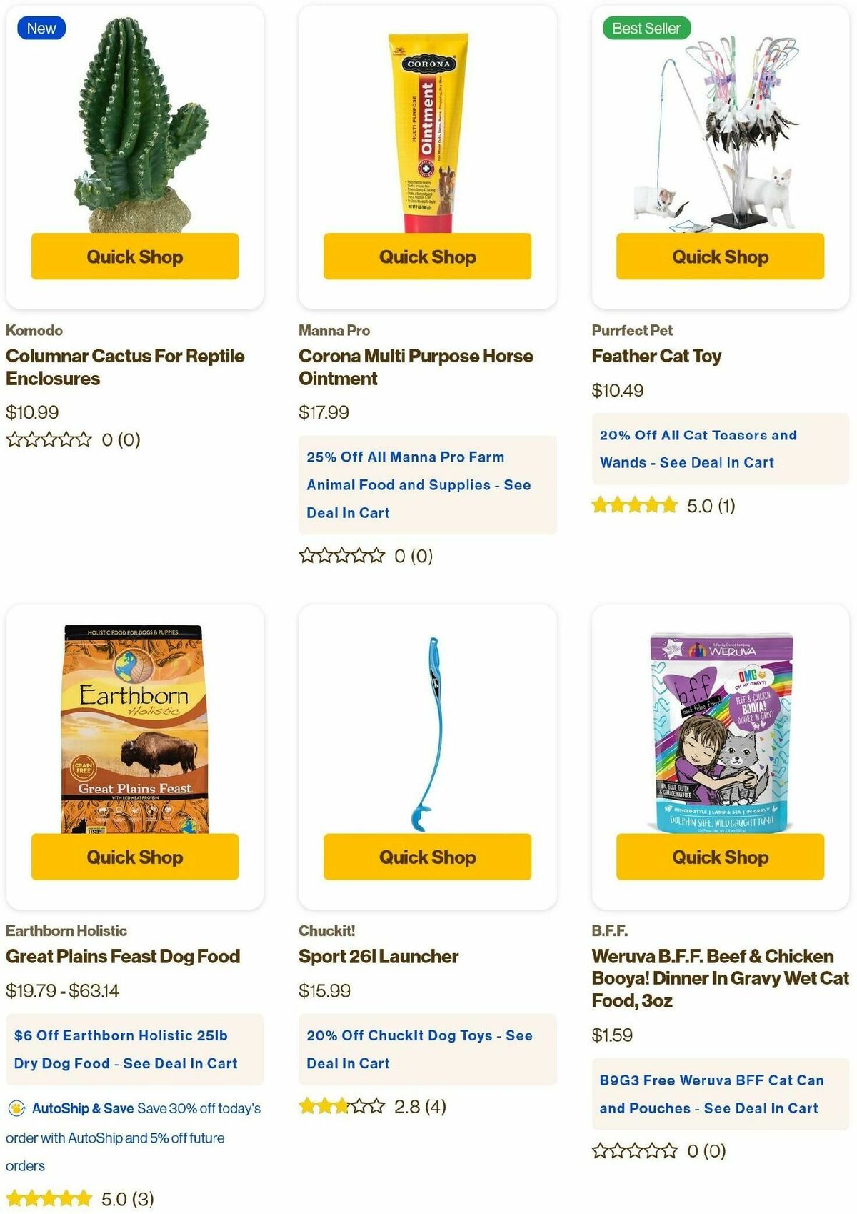 Pet Supermarket Weekly Ad from October 1