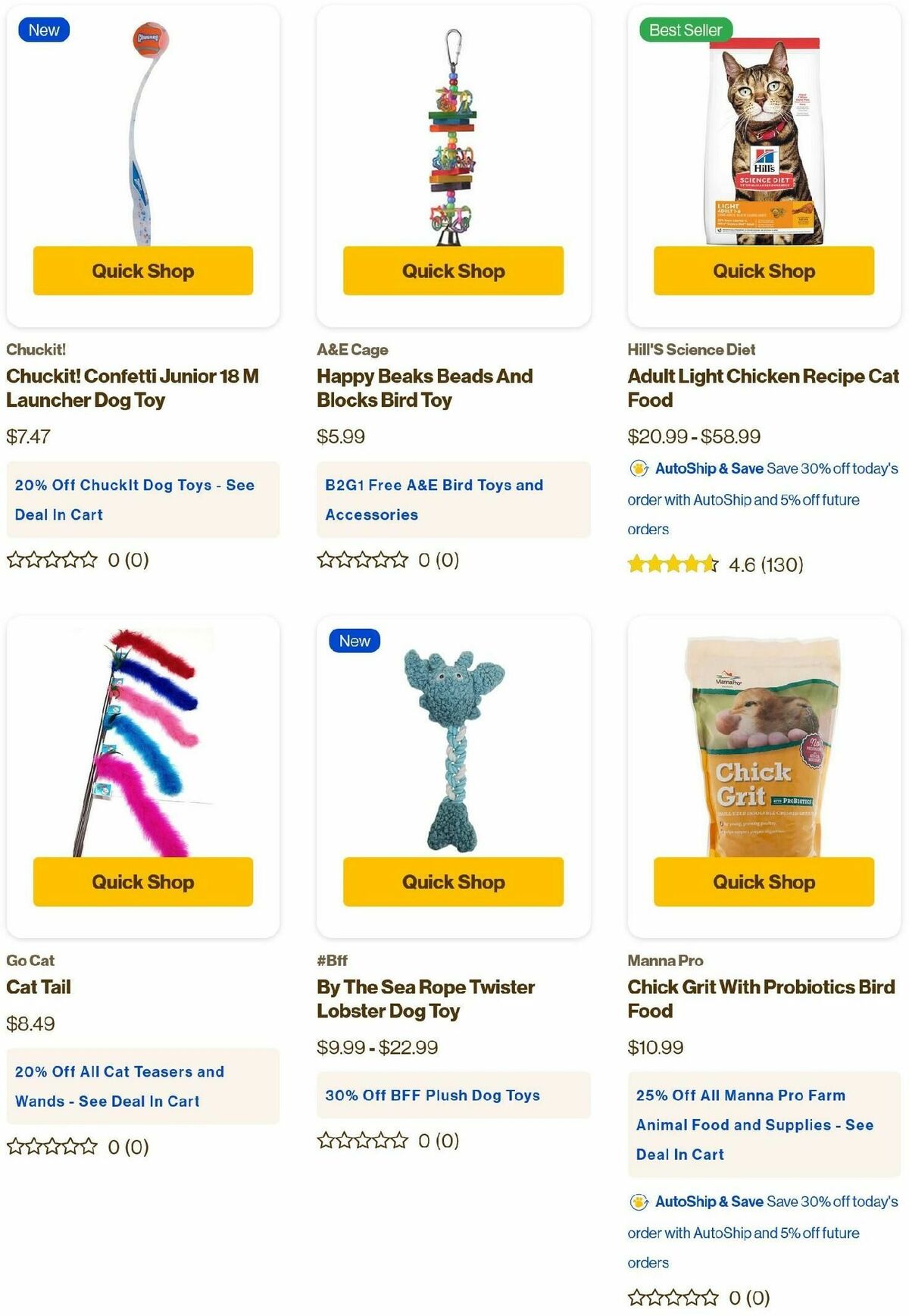 Pet Supermarket Weekly Ad from October 1