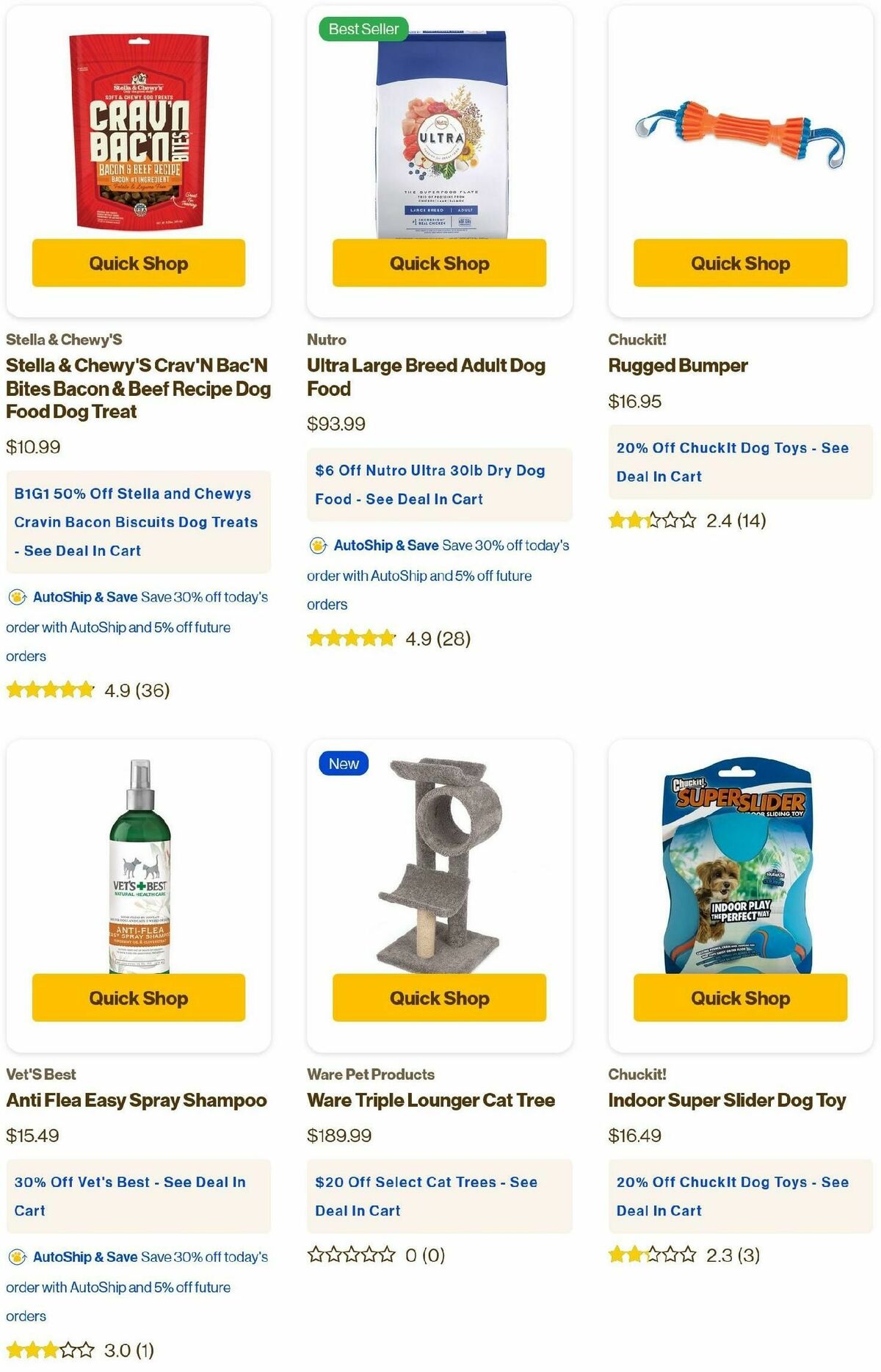 Pet Supermarket Weekly Ad from October 1