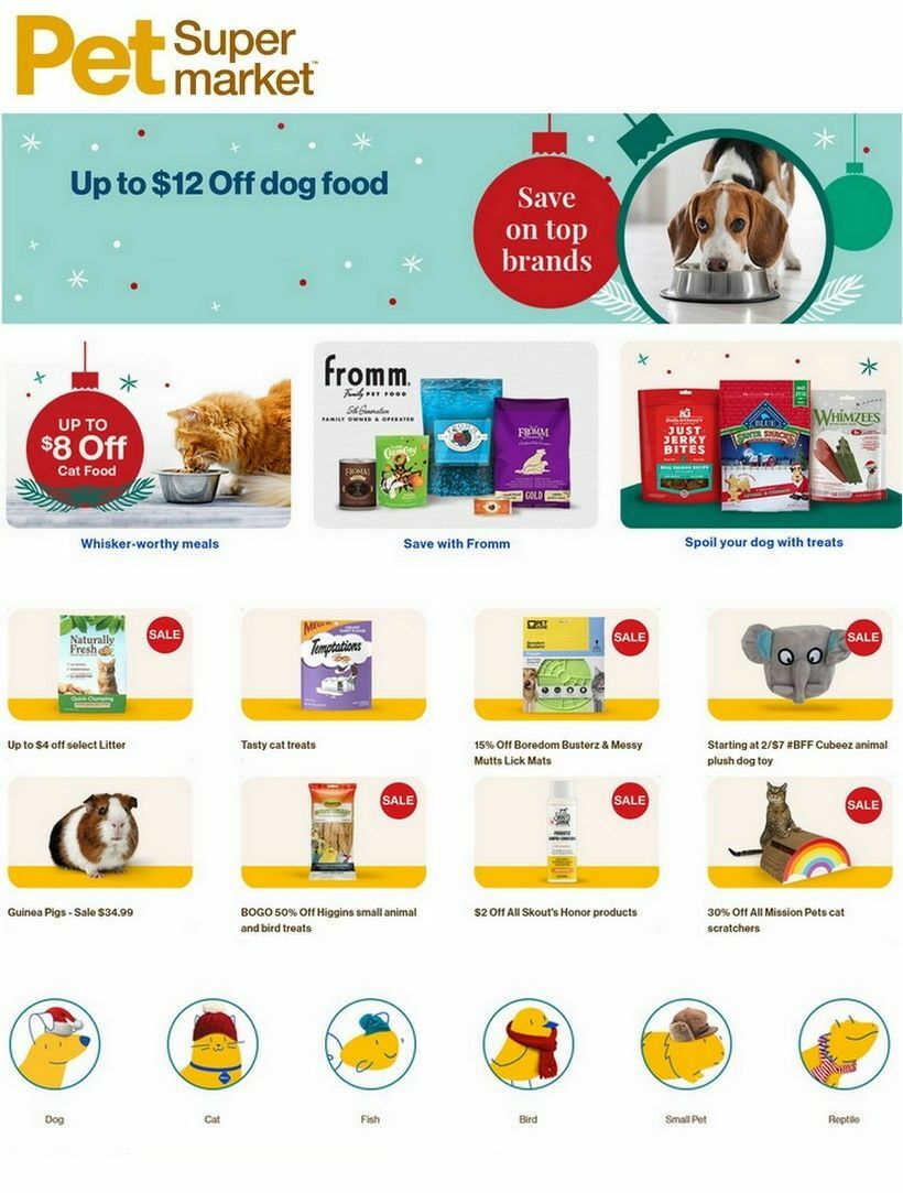 Pet Supermarket Weekly Ad from November 1