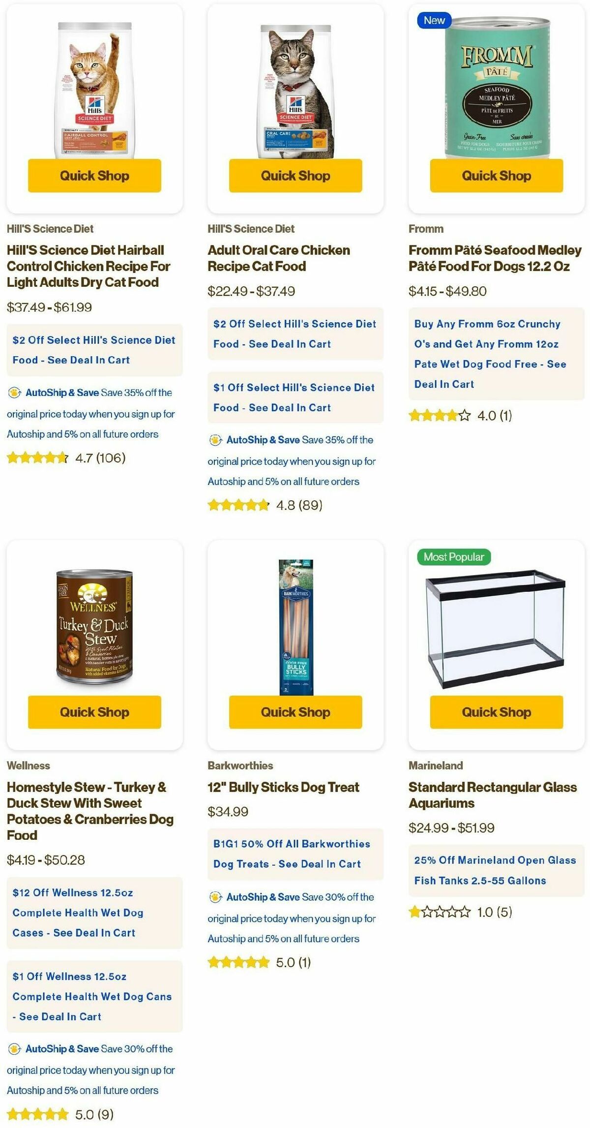 Pet Supermarket Weekly Ad from November 1