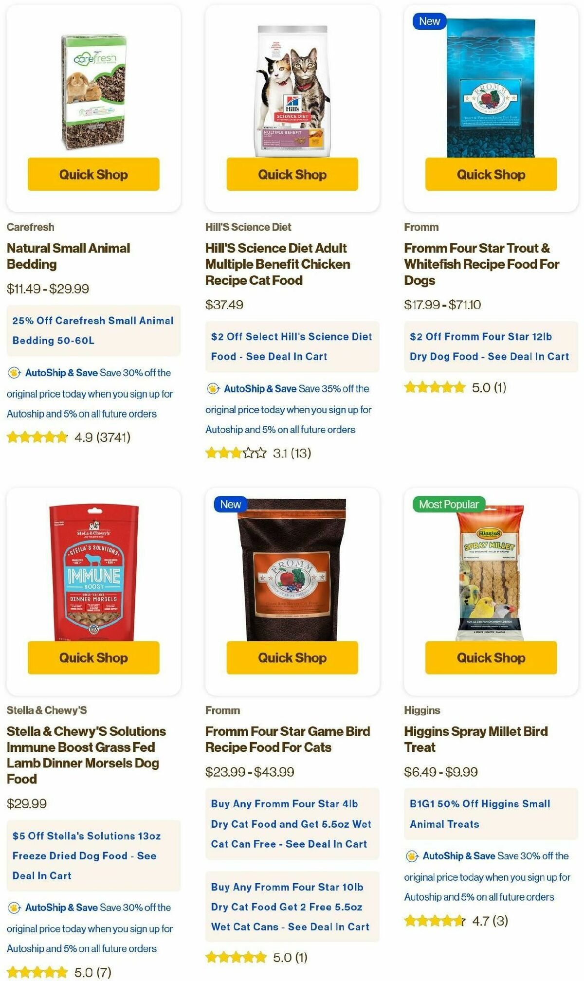 Pet Supermarket Weekly Ad from November 1