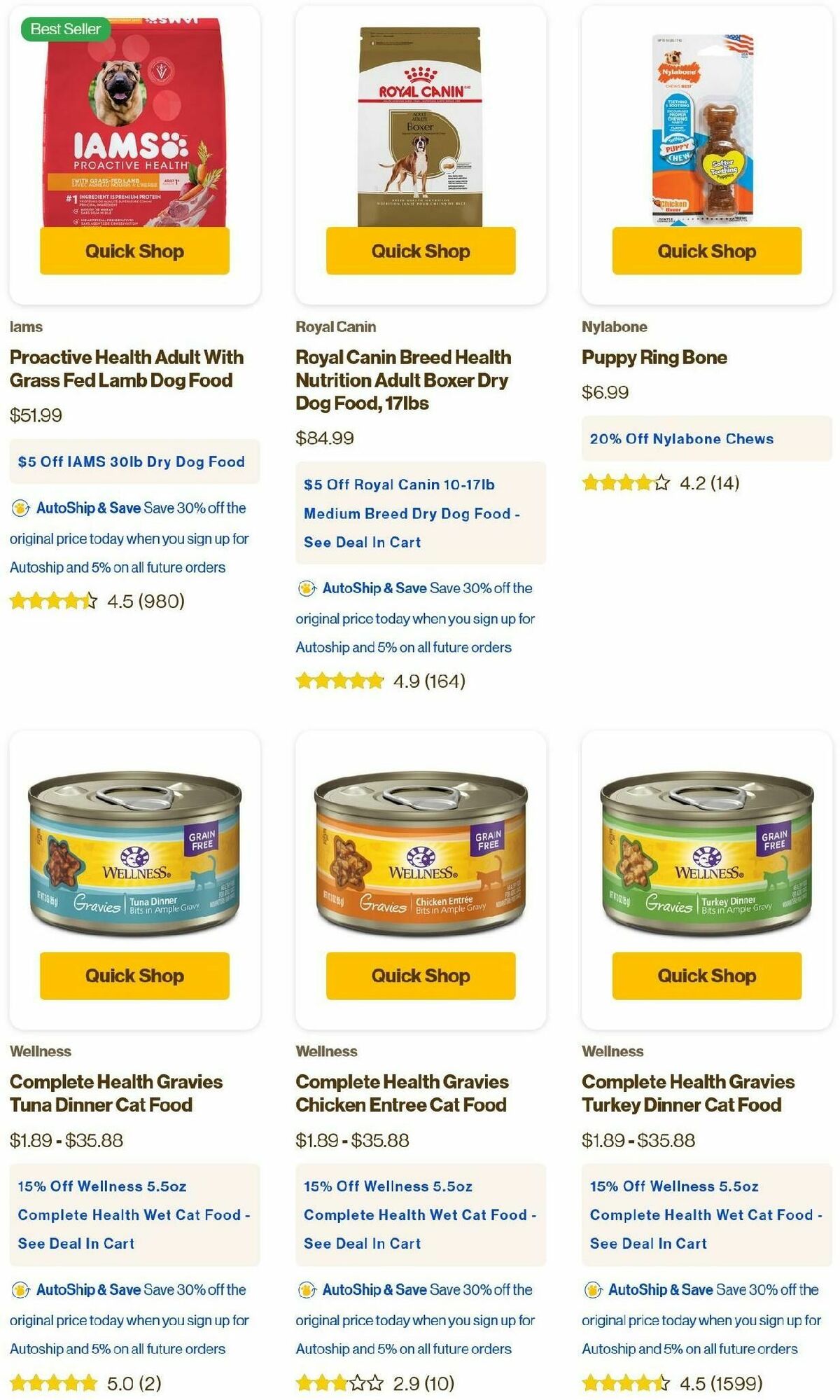 Pet Supermarket Weekly Ad from November 1