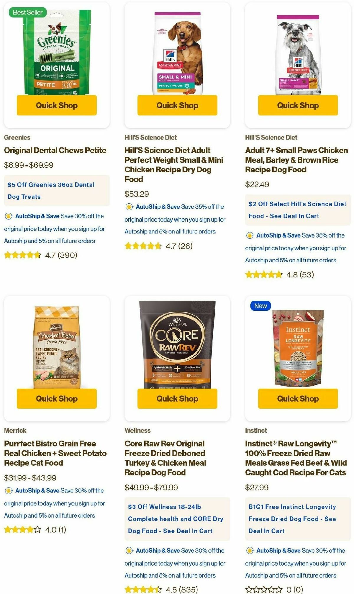 Pet Supermarket Weekly Ad from November 1