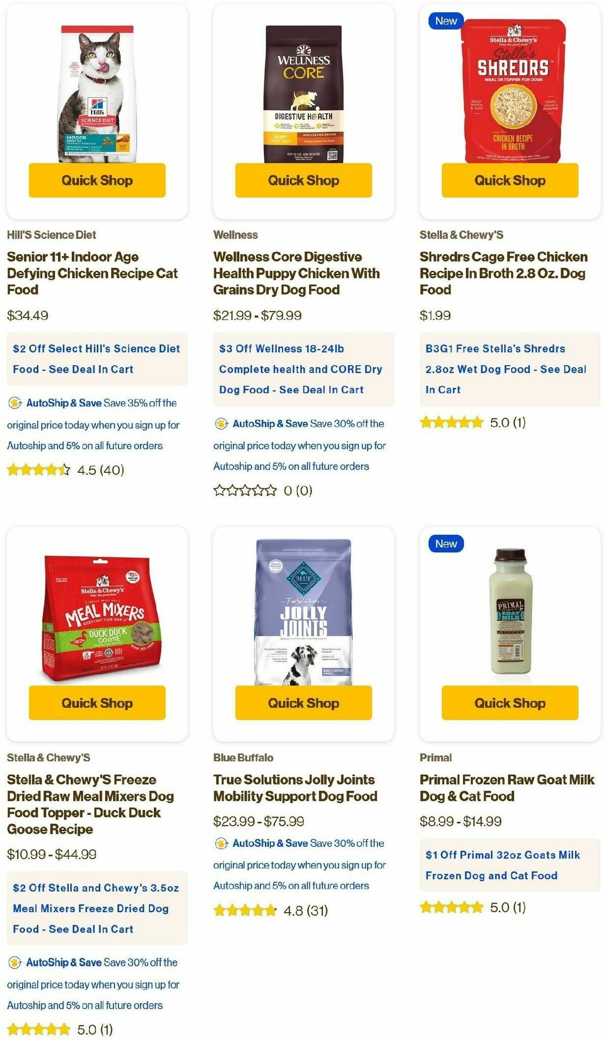 Pet Supermarket Weekly Ad from November 1