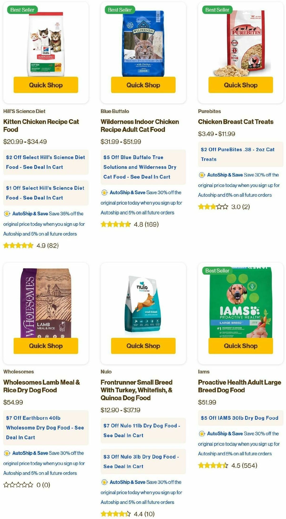 Pet Supermarket Weekly Ad from November 1