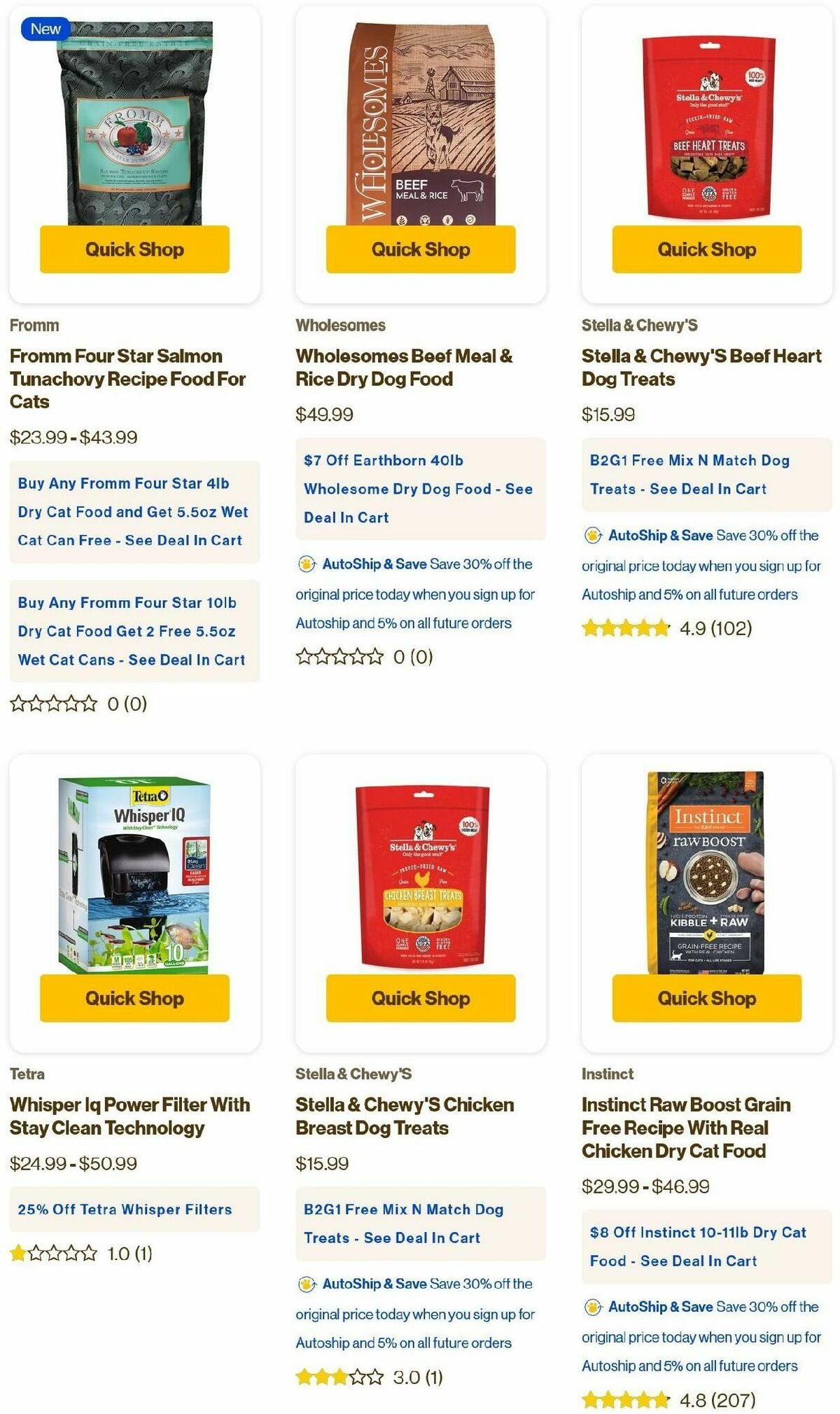 Pet Supermarket Weekly Ad from November 1