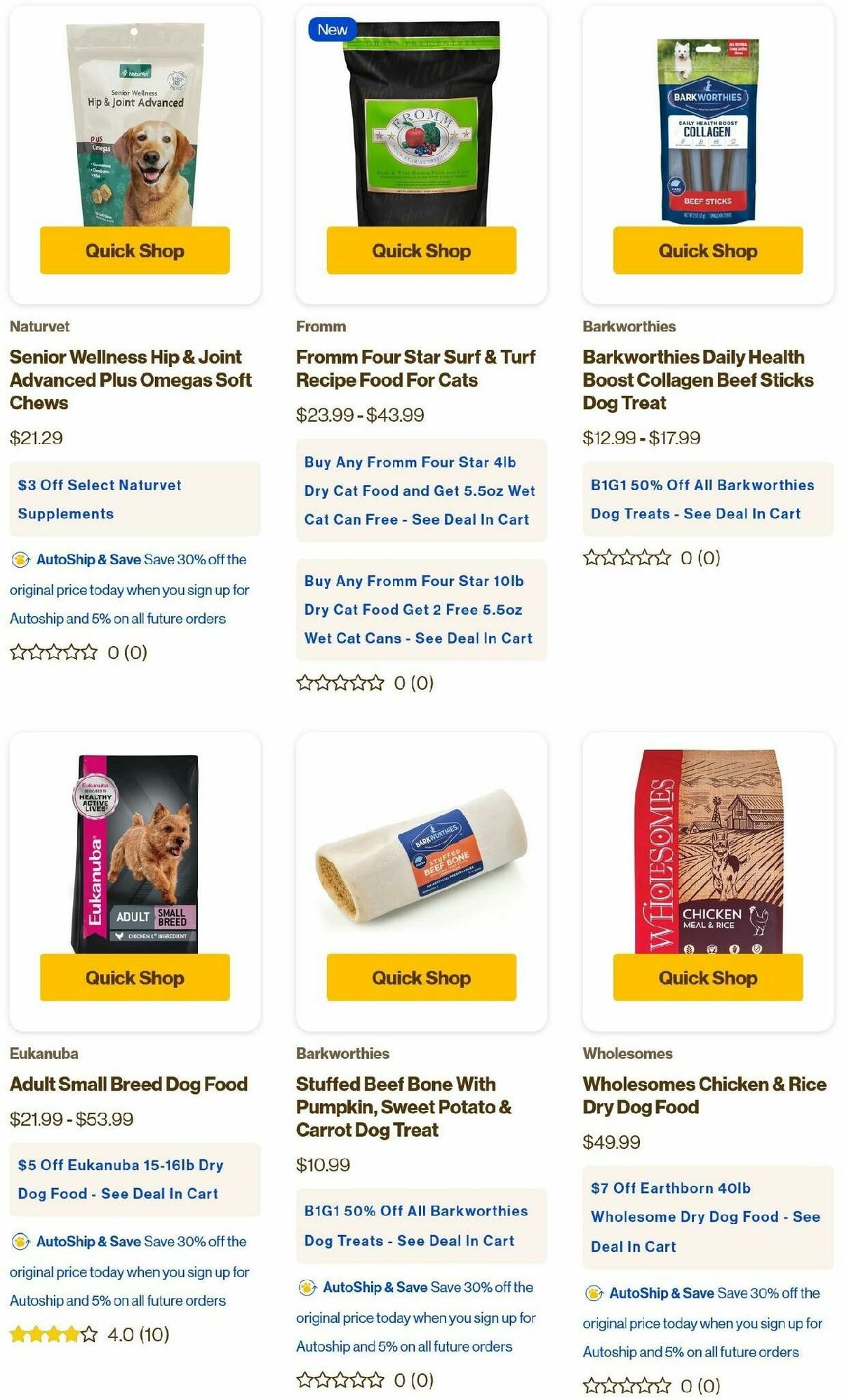Pet Supermarket Weekly Ad from November 1