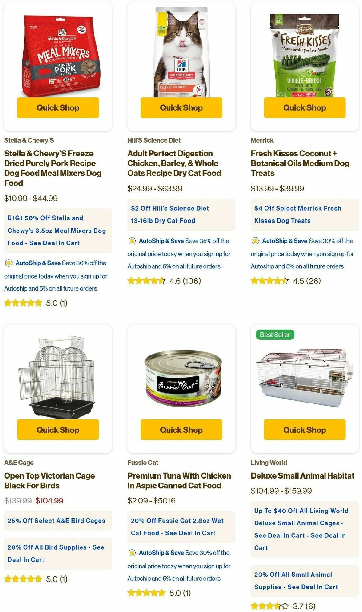 Pet Supermarket Weekly Ad from December 2