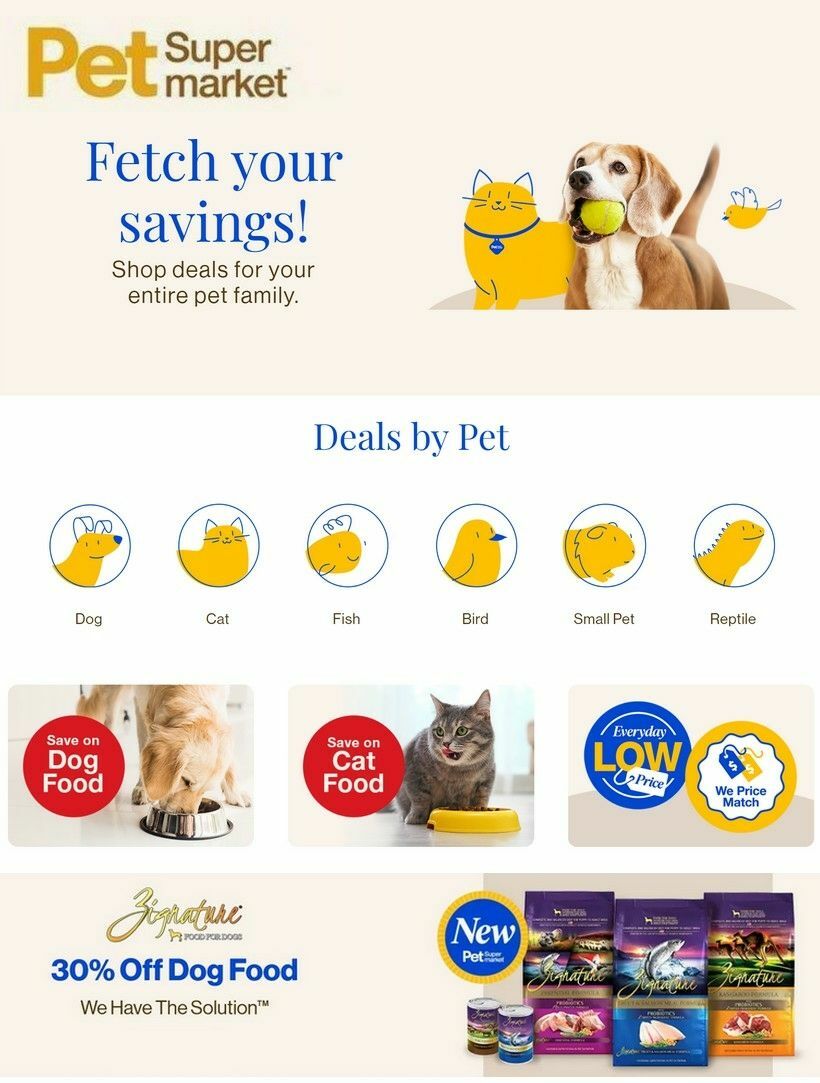 Pet Supermarket Weekly Ad from February 3