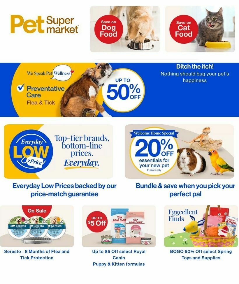 Pet Supermarket Weekly Ad from March 3