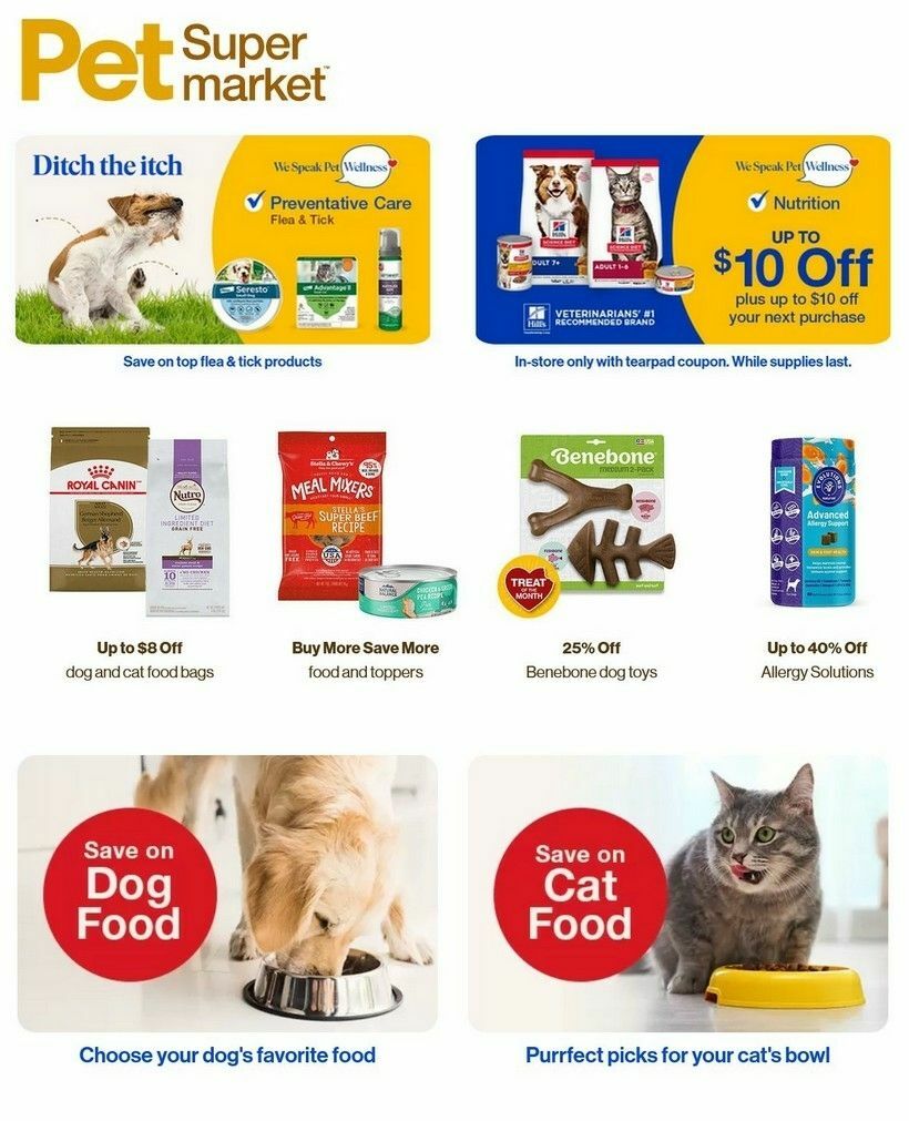 Pet Supermarket Weekly Ad from April 2