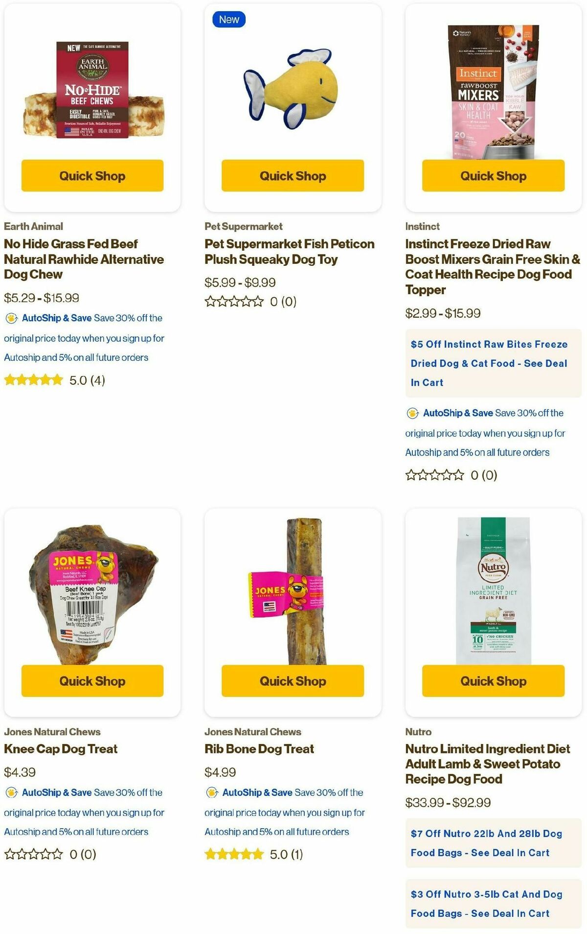 Pet Supermarket Weekly Ad from April 2