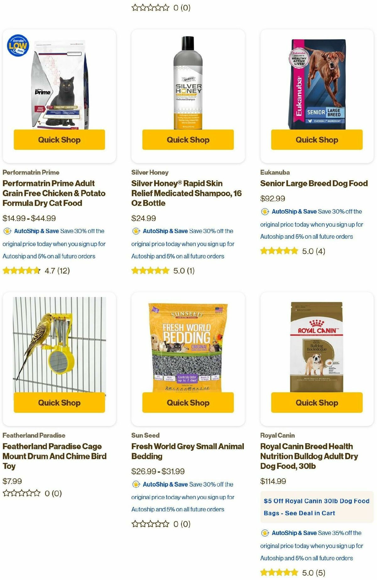 Pet Supermarket Weekly Ad from April 2