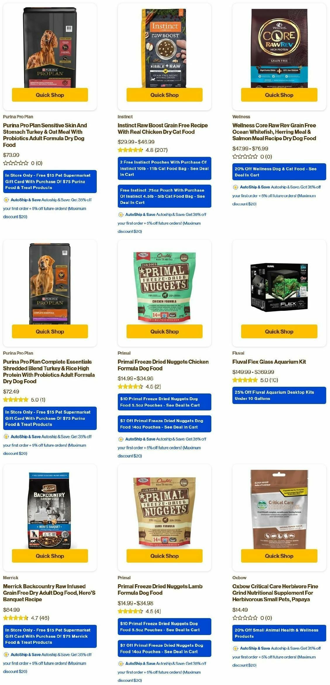 Pet Supermarket Weekly Ad from January 3