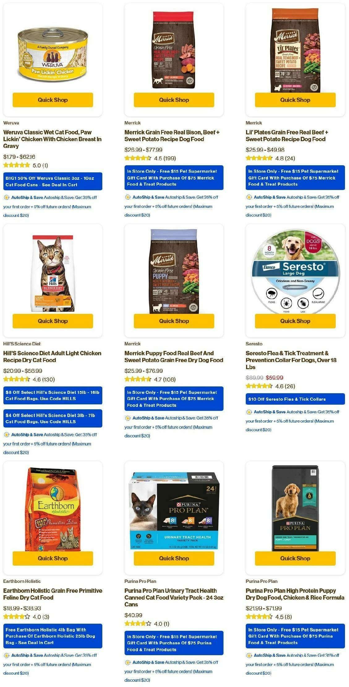 Pet Supermarket Weekly Ad from January 3