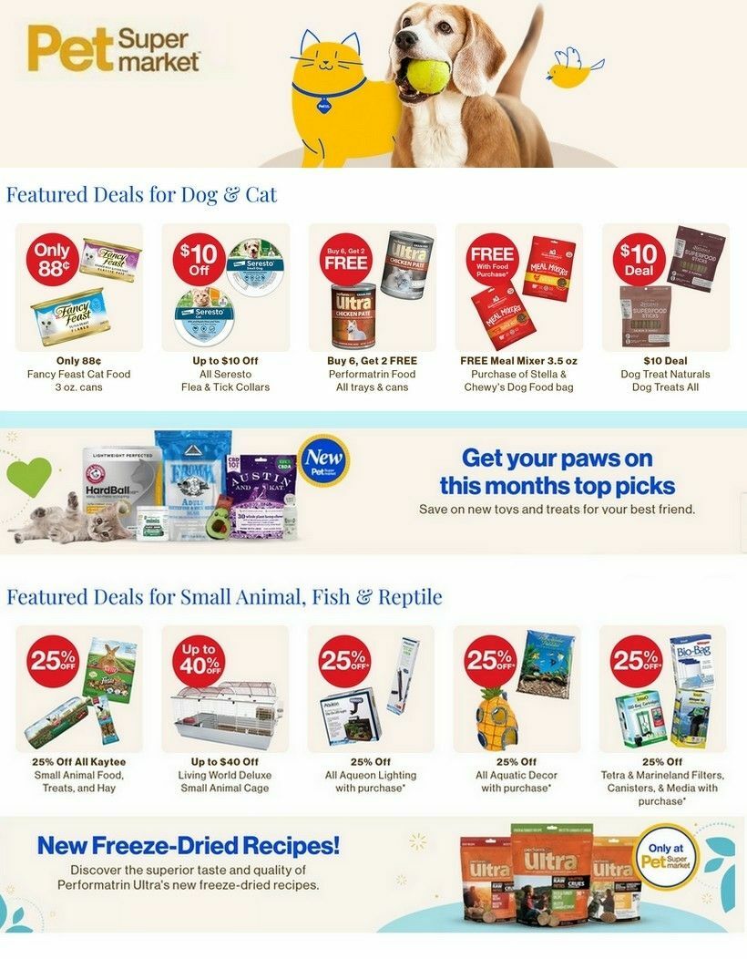 Pet Supermarket Weekly Ad from February 3