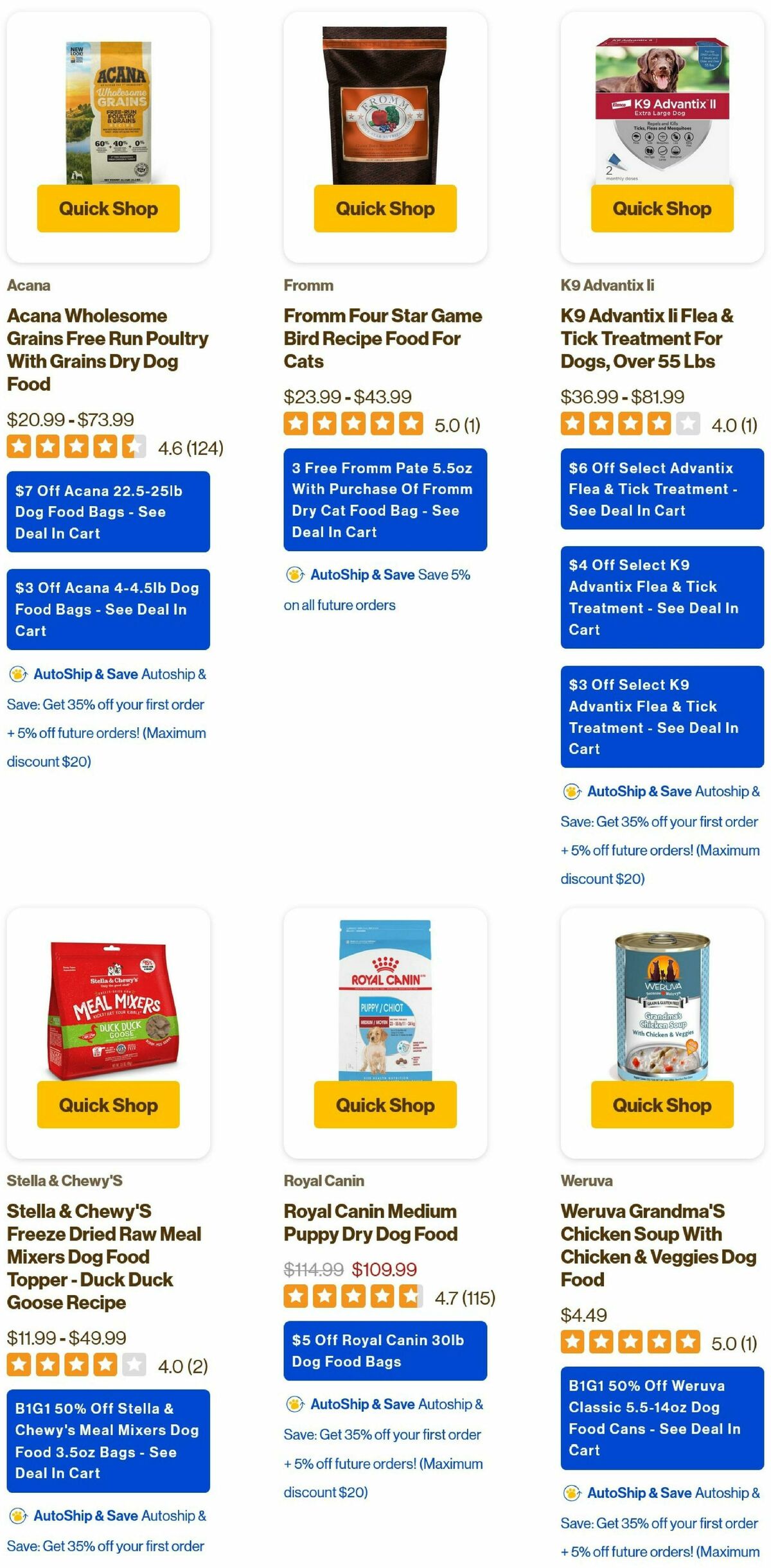 Pet Supermarket Weekly Ad from April 3