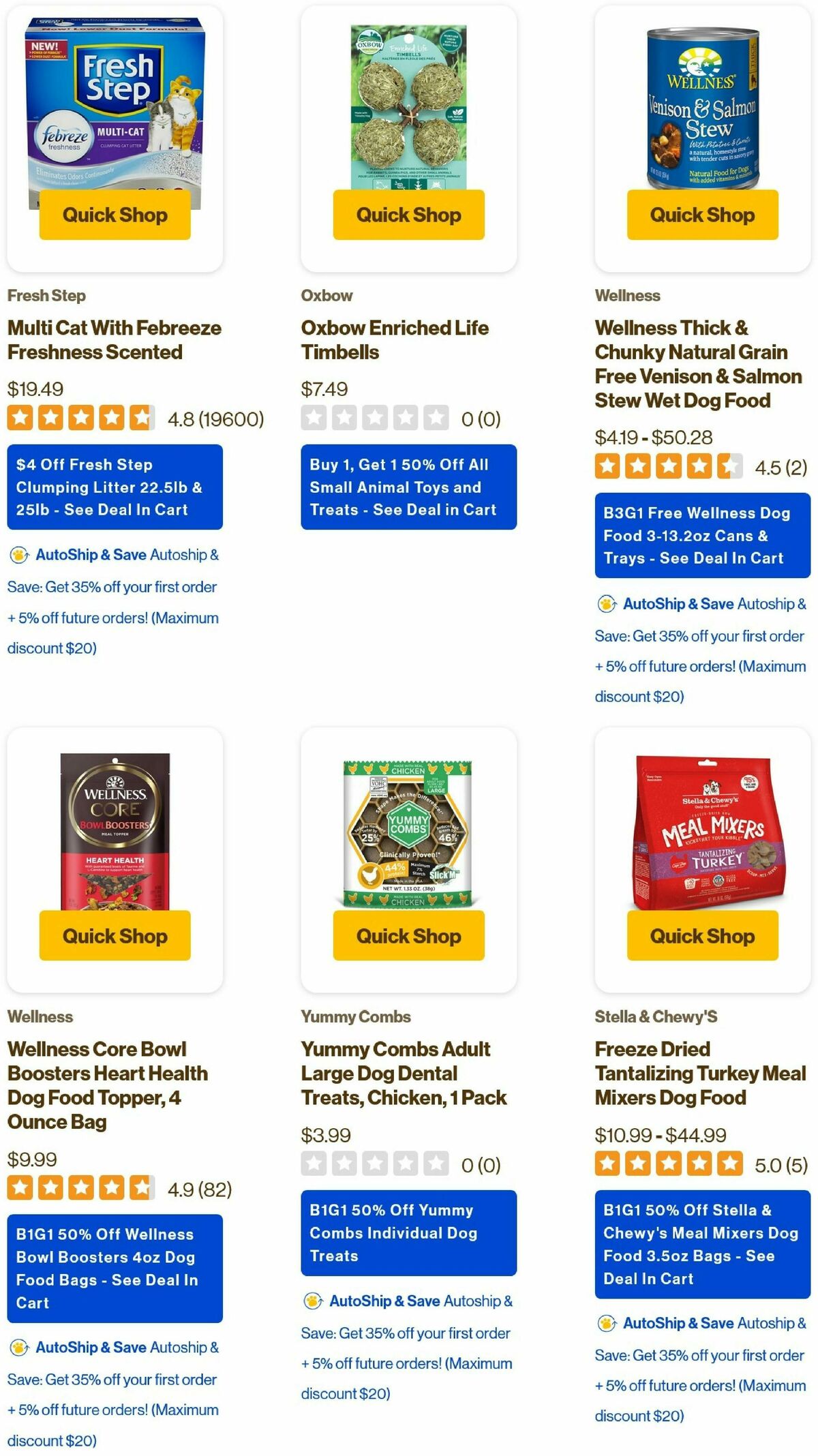 Pet Supermarket Weekly Ad from April 3