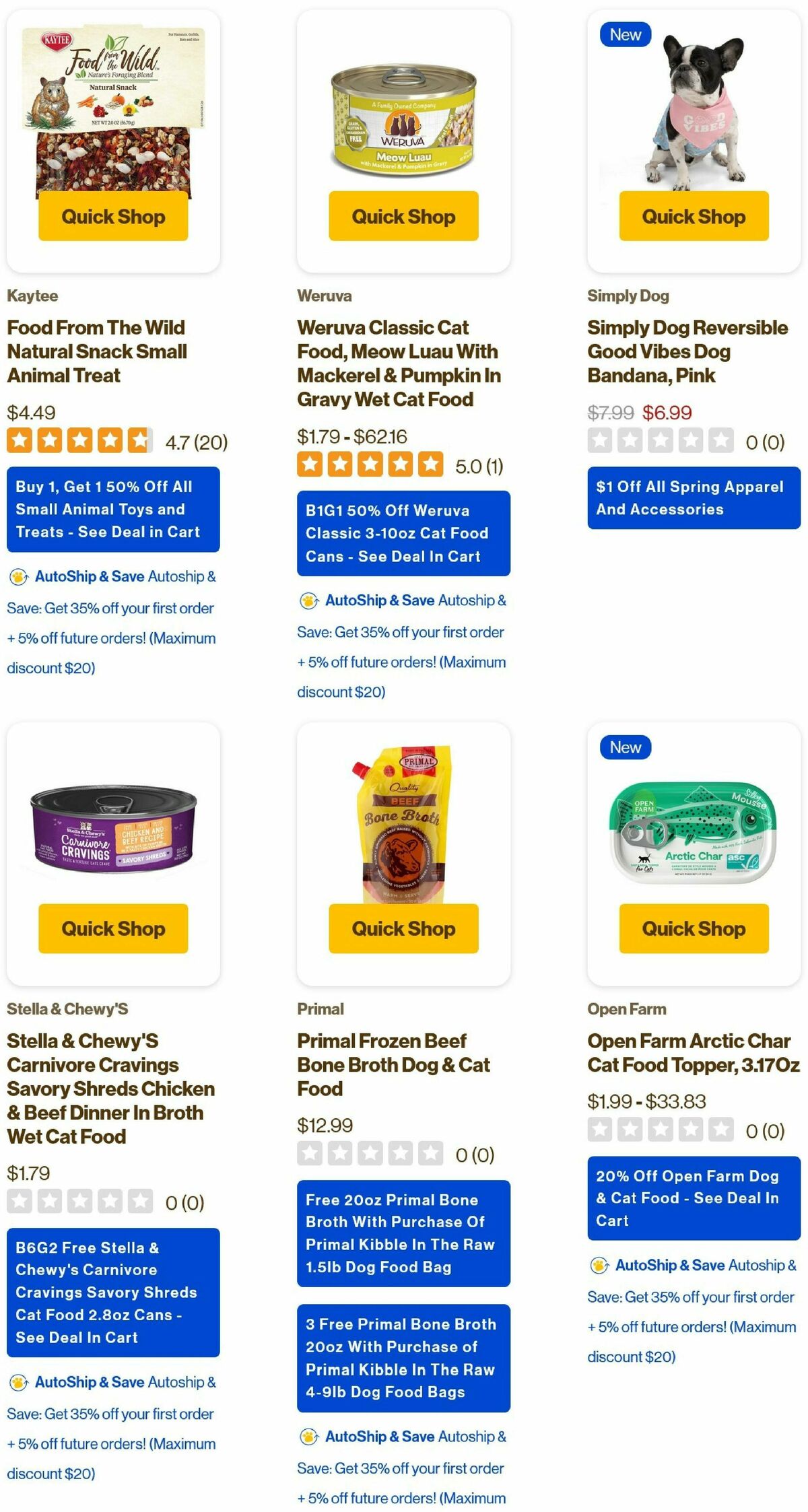 Pet Supermarket Weekly Ad from April 3